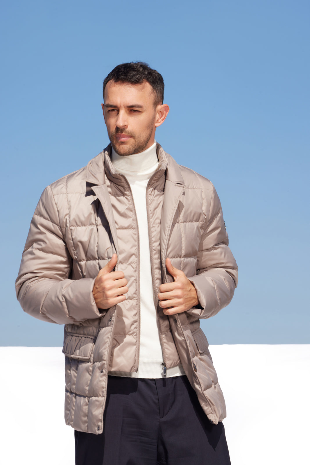 Geacă pentru bărbați ML002-3 F beige