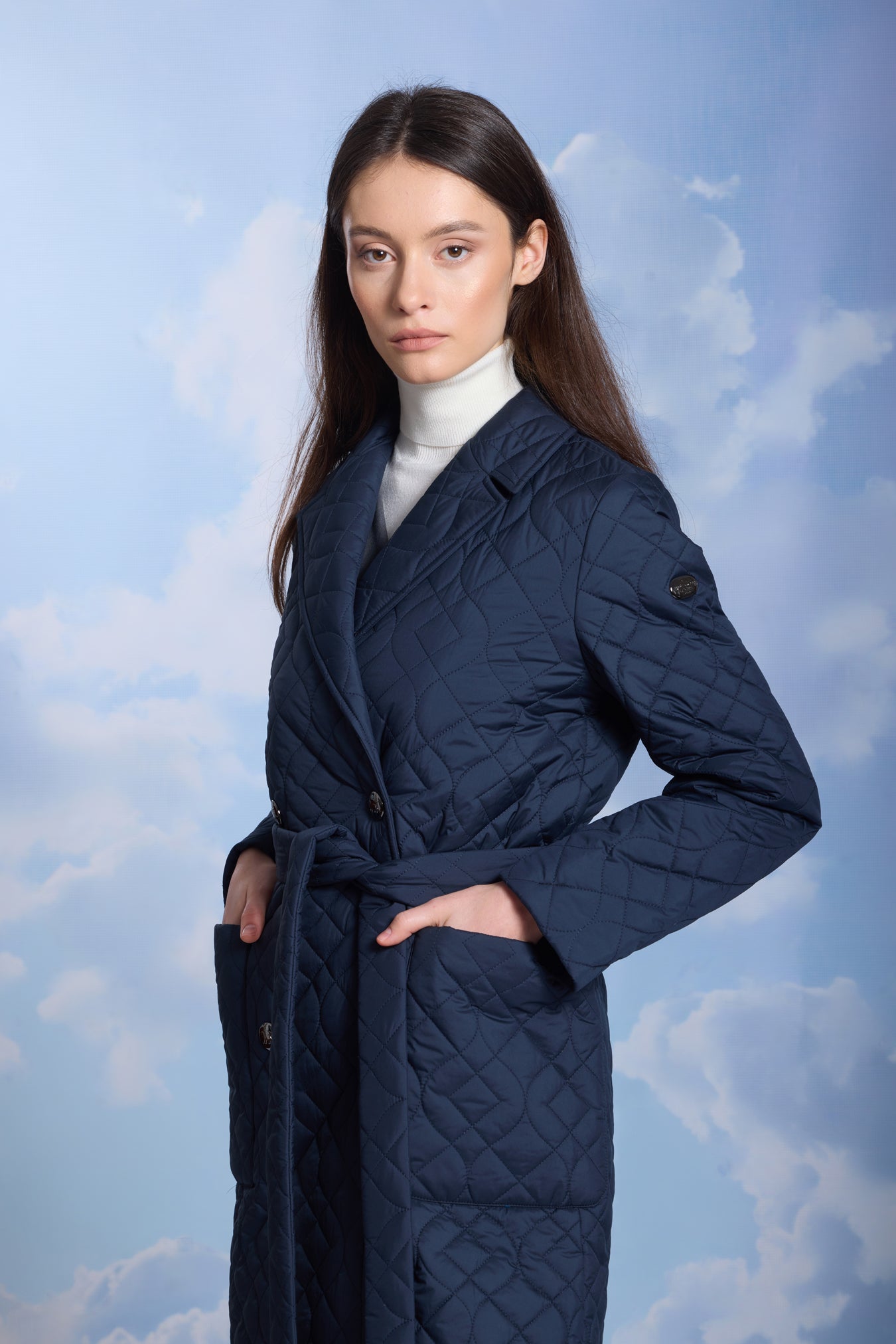 Palton de dame BLUE dark navy