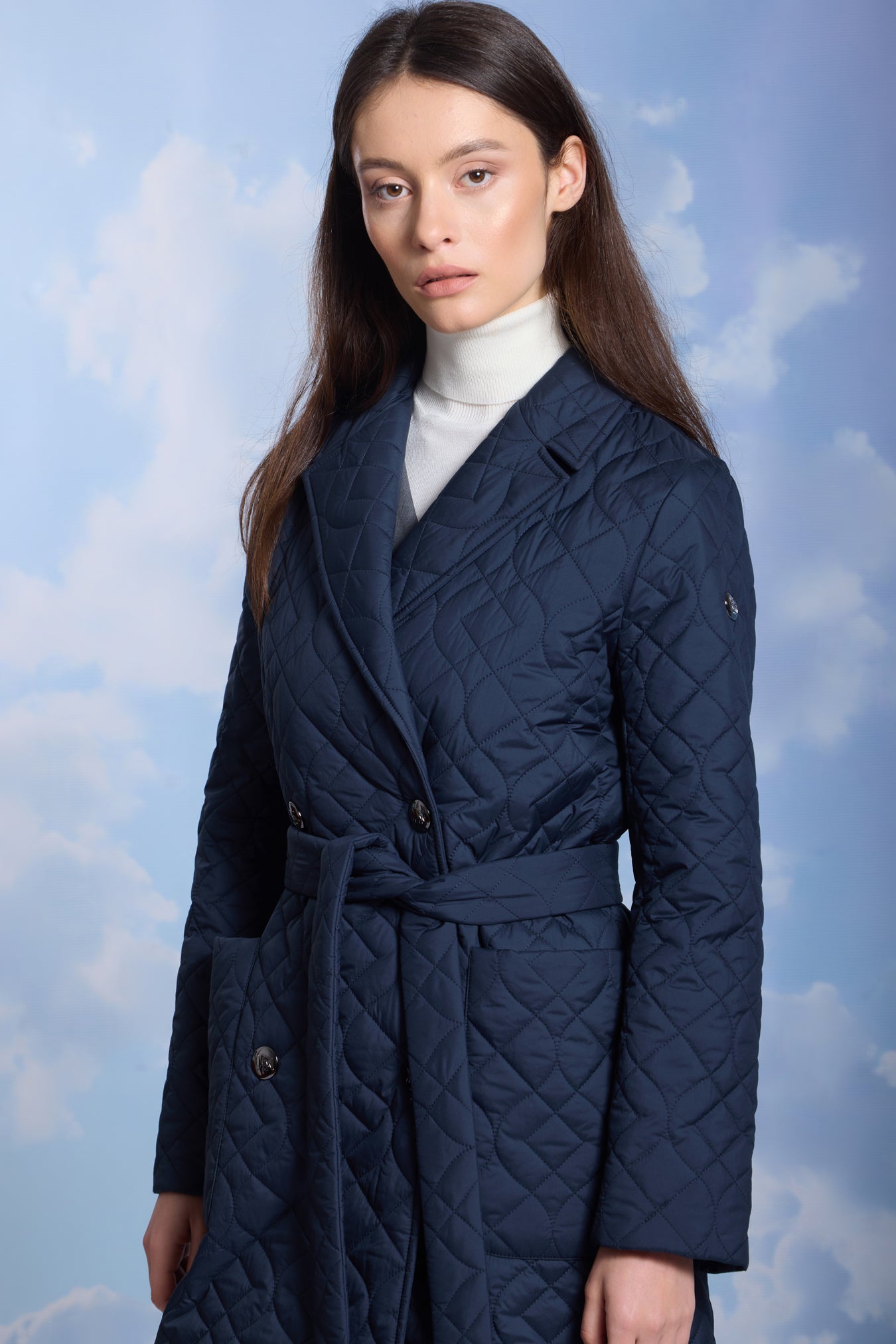 Palton de dame BLUE dark navy