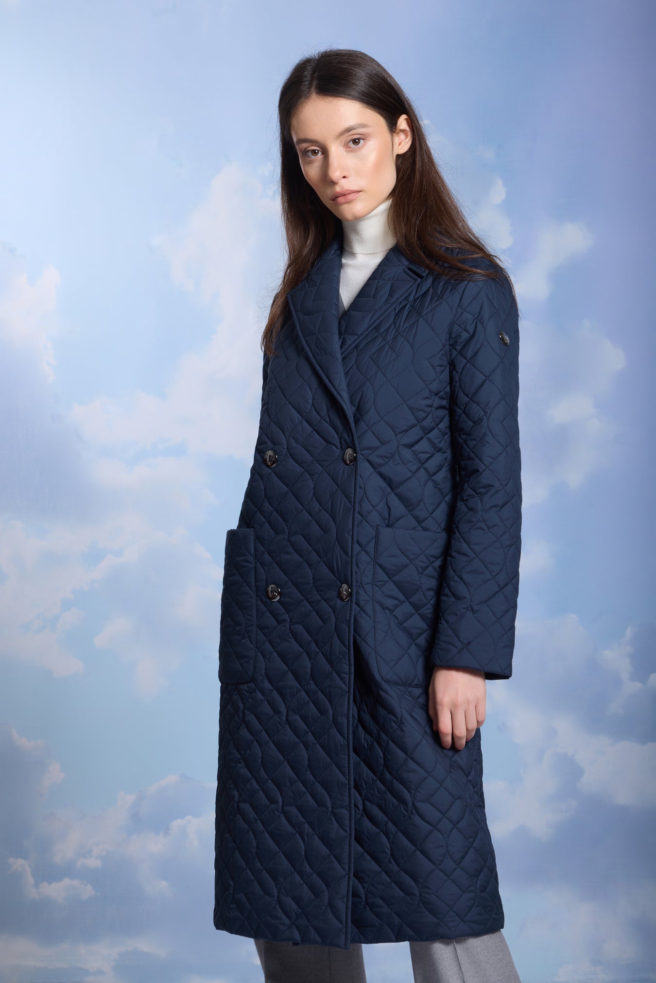 Palton de dame BLUE dark navy
