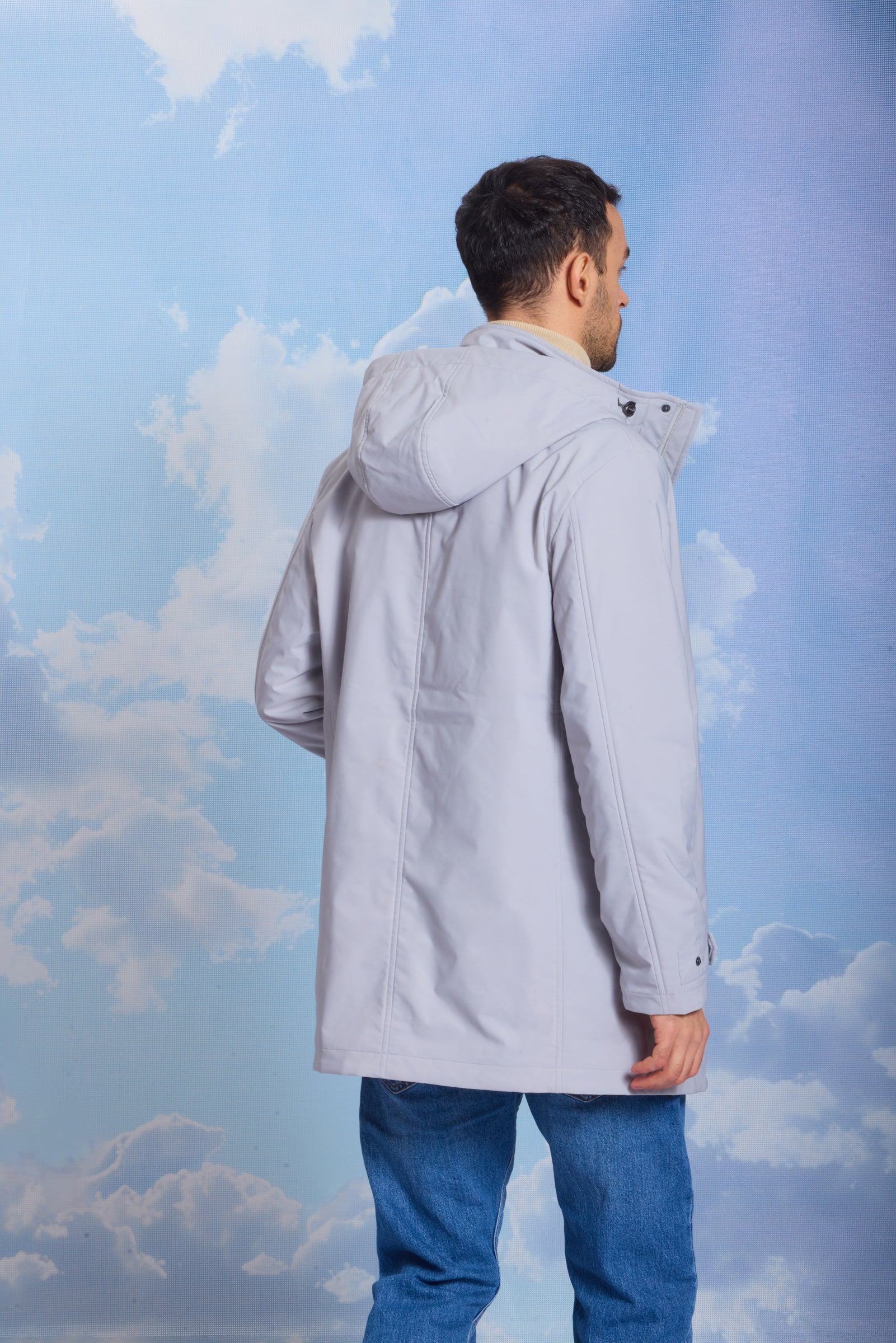 Geacă pentru bărbați GLEB grey violet