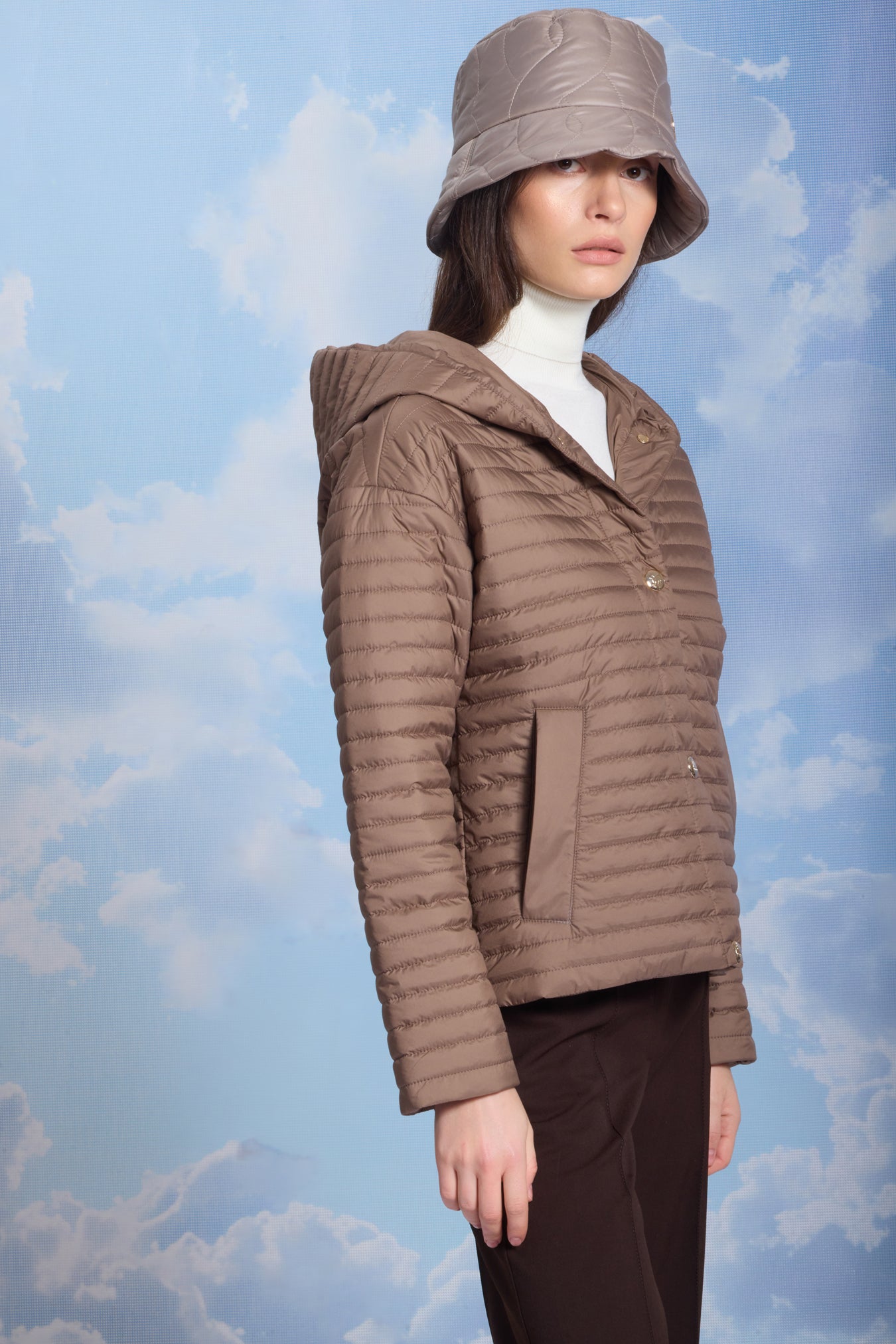 Geacă de damă ELINA walnut