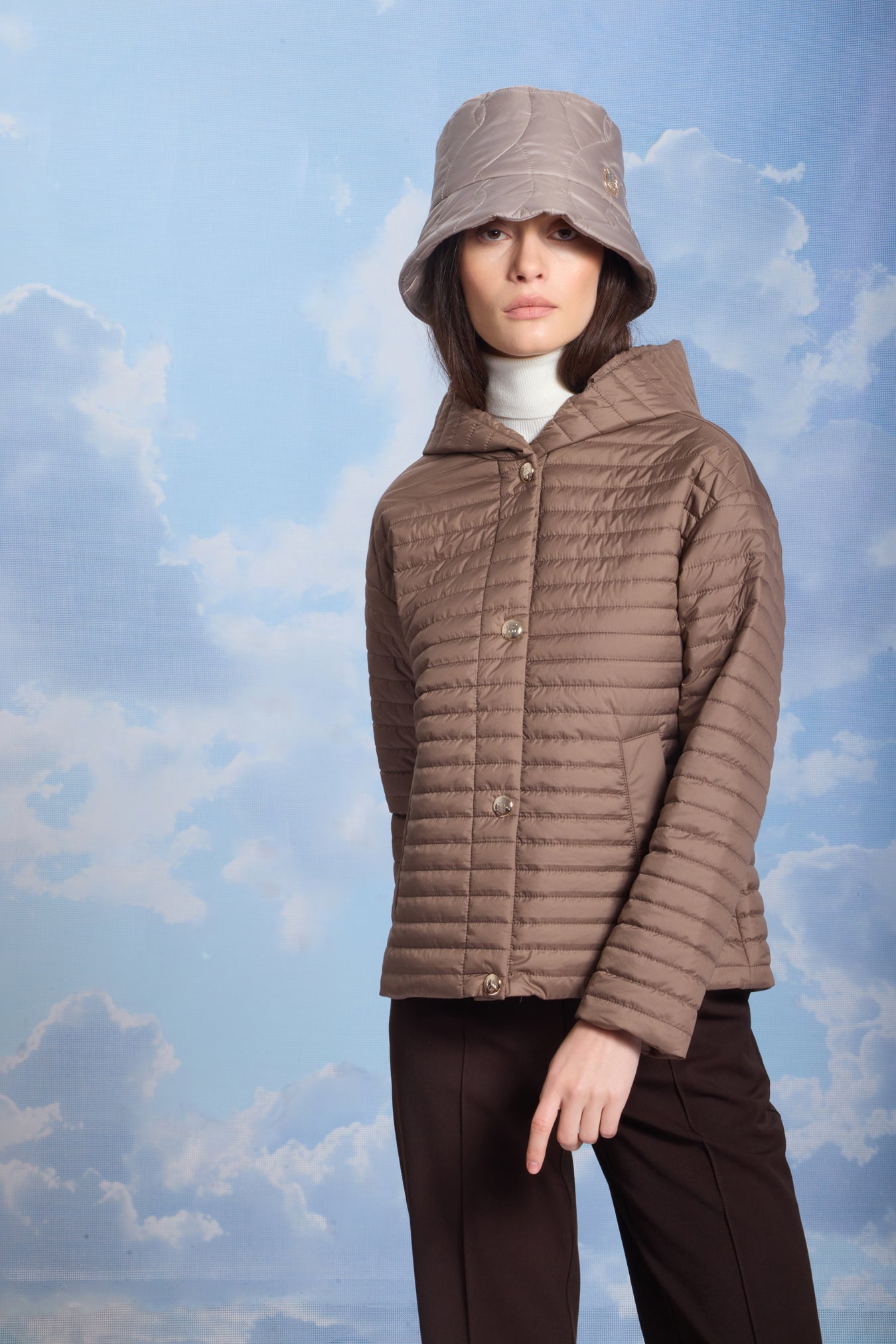 Geacă de damă ELINA walnut