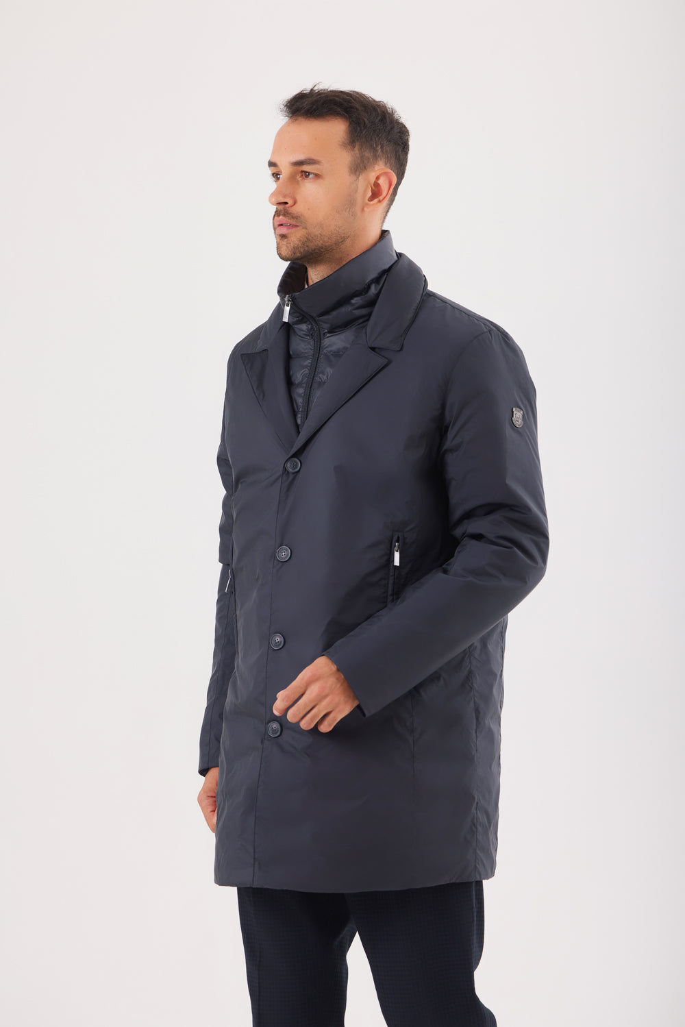 Palton pentru Bărbați CASSIMO navy