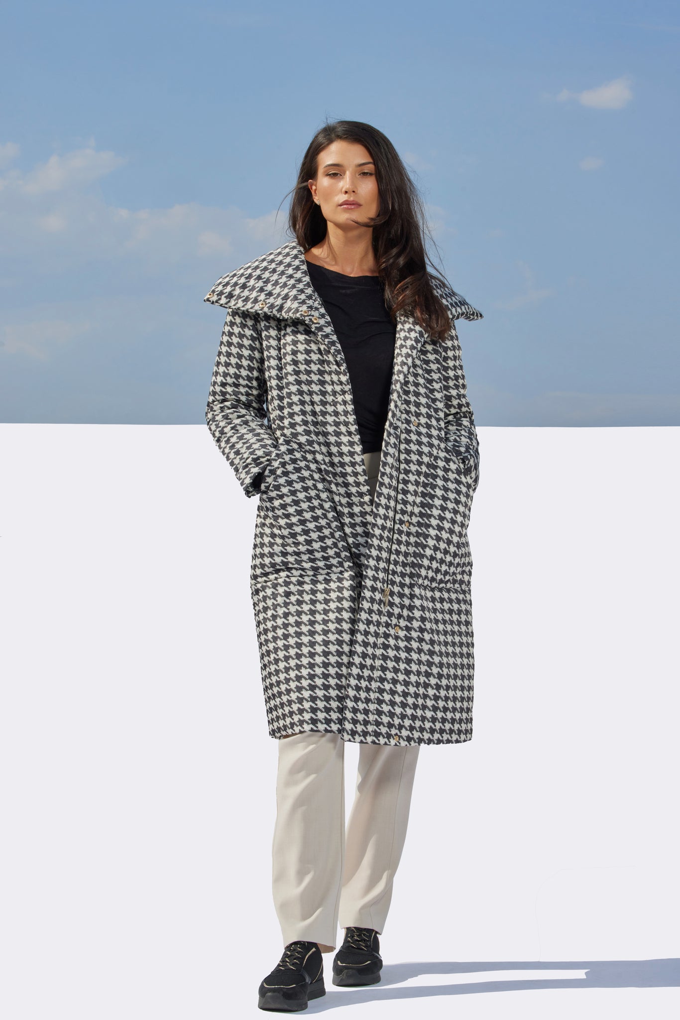 AVRORA print women's coat