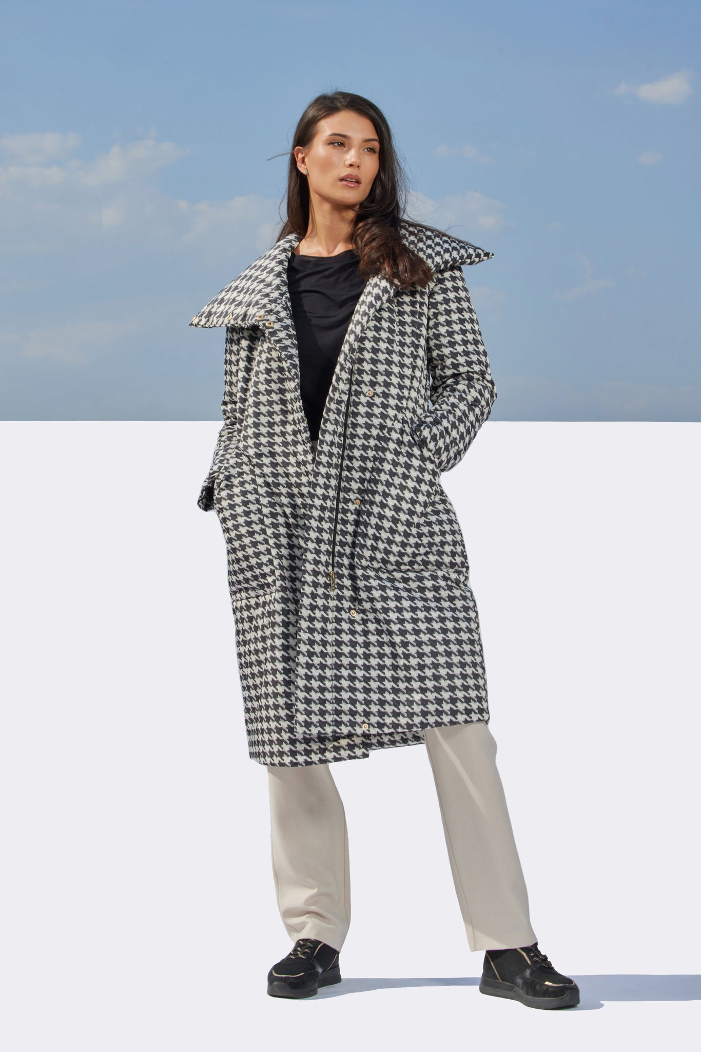 AVRORA print women's coat