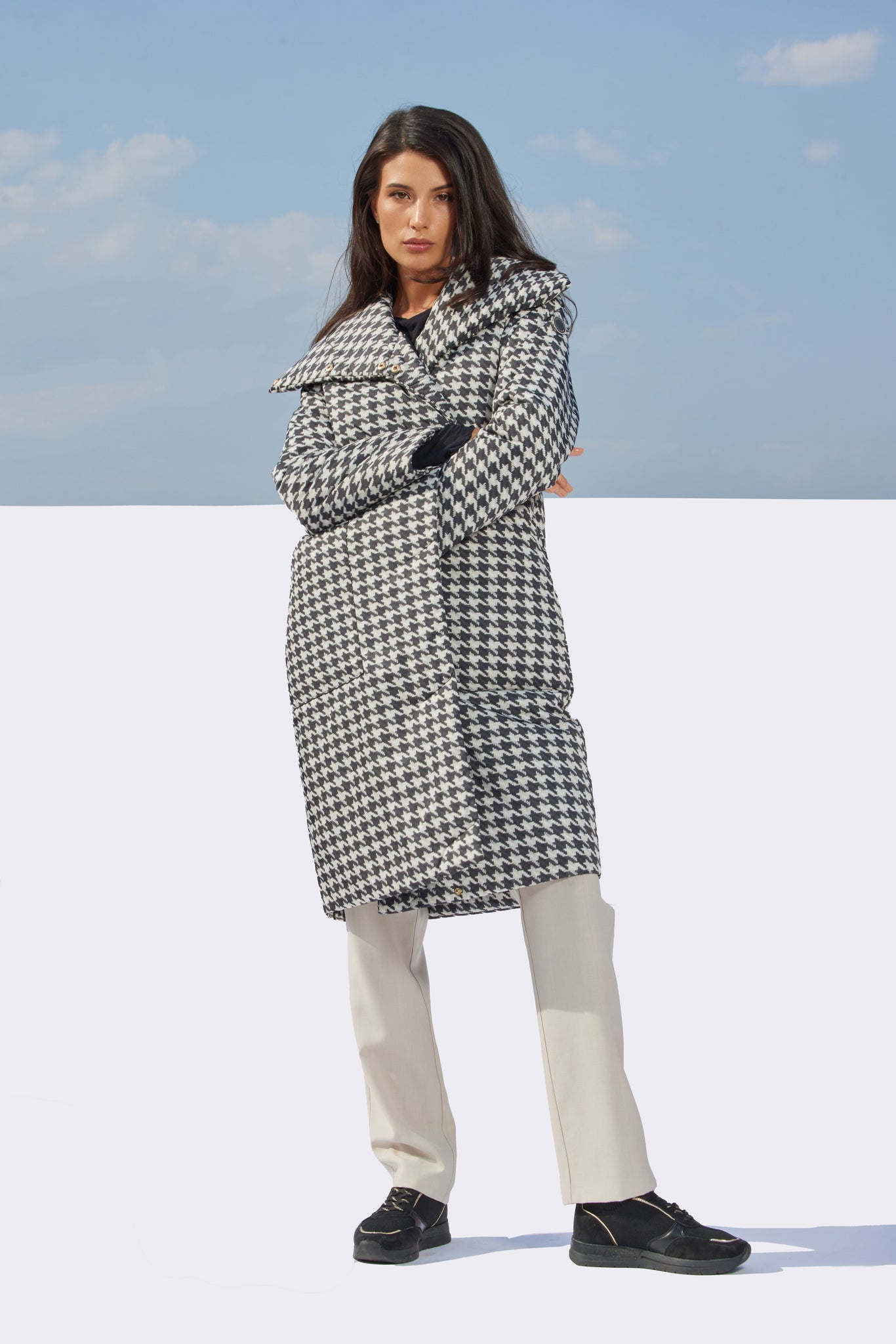 AVRORA print women's coat