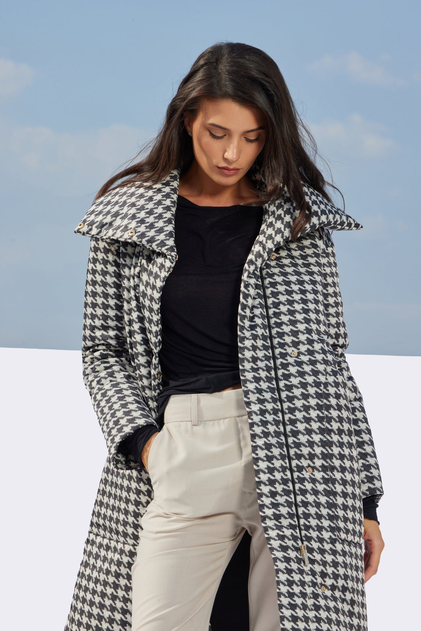 AVRORA print women's coat