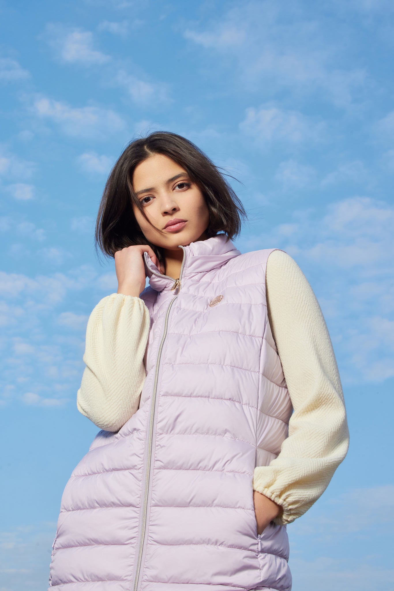 Women's vest VESTA iris