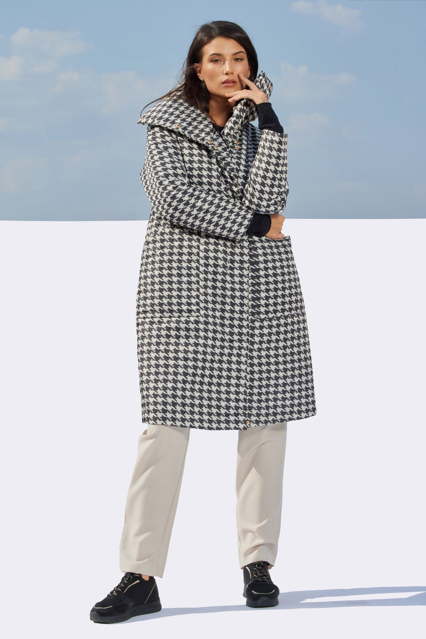 AVRORA print women's coat