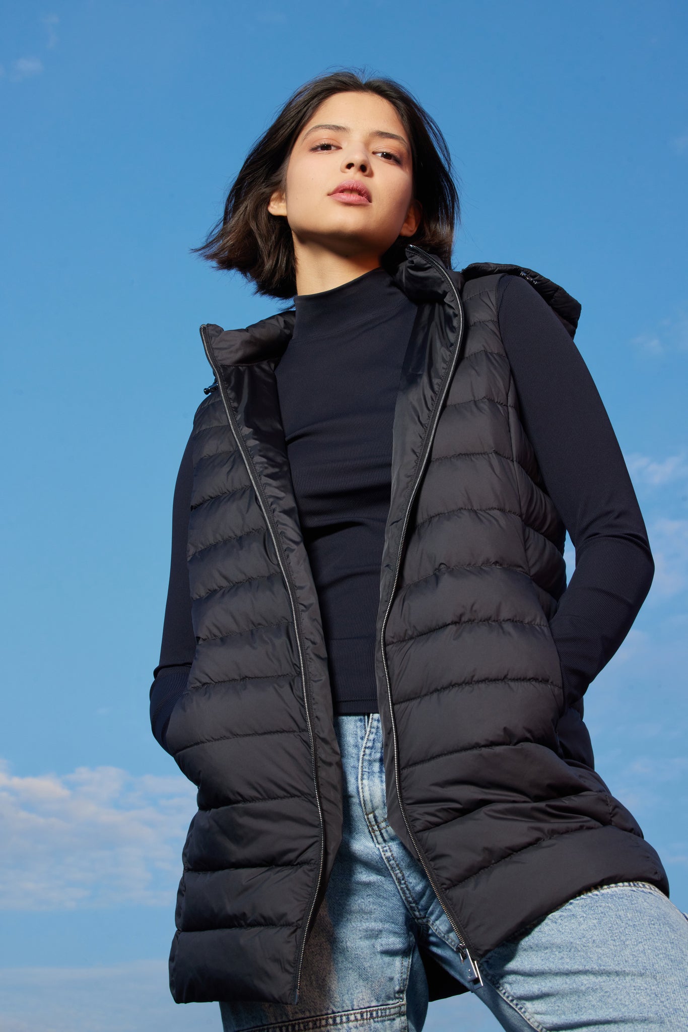 Women's vest VESTA black