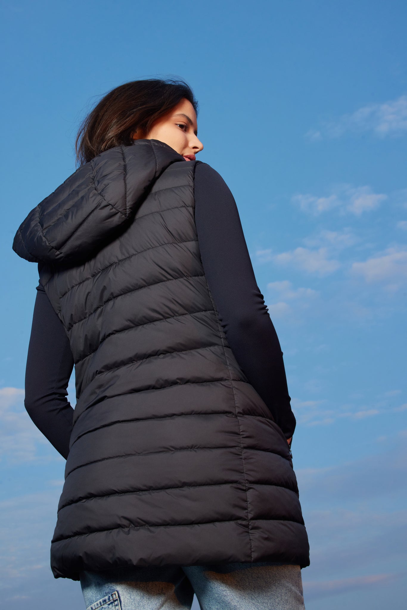 Women's vest VESTA black