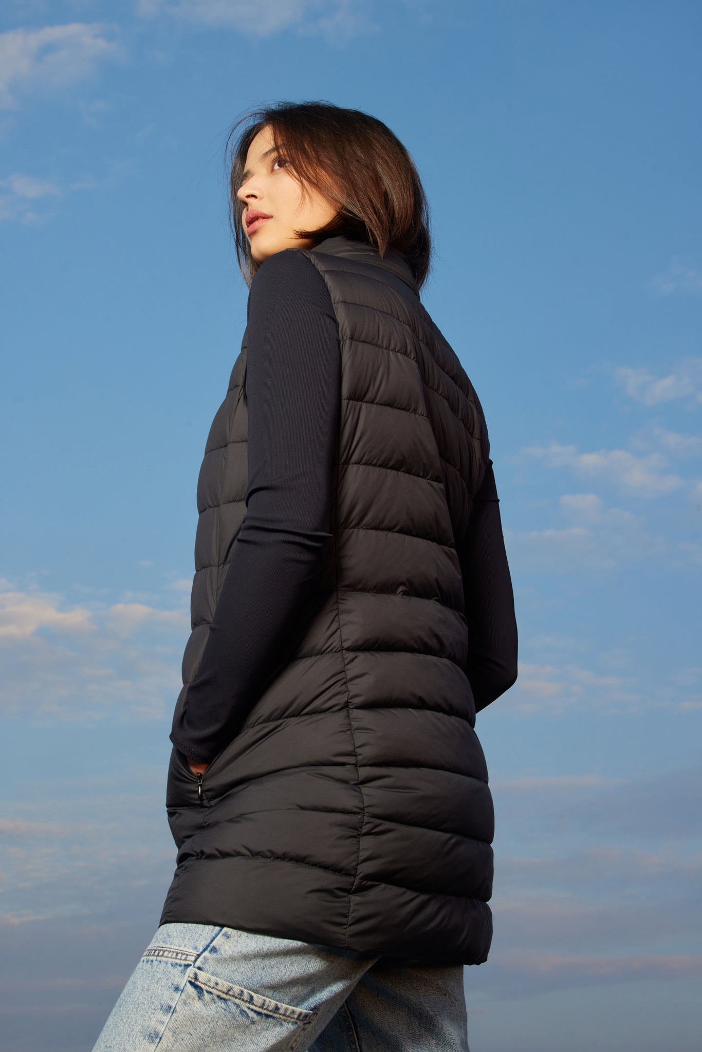 Women's vest VESTA black