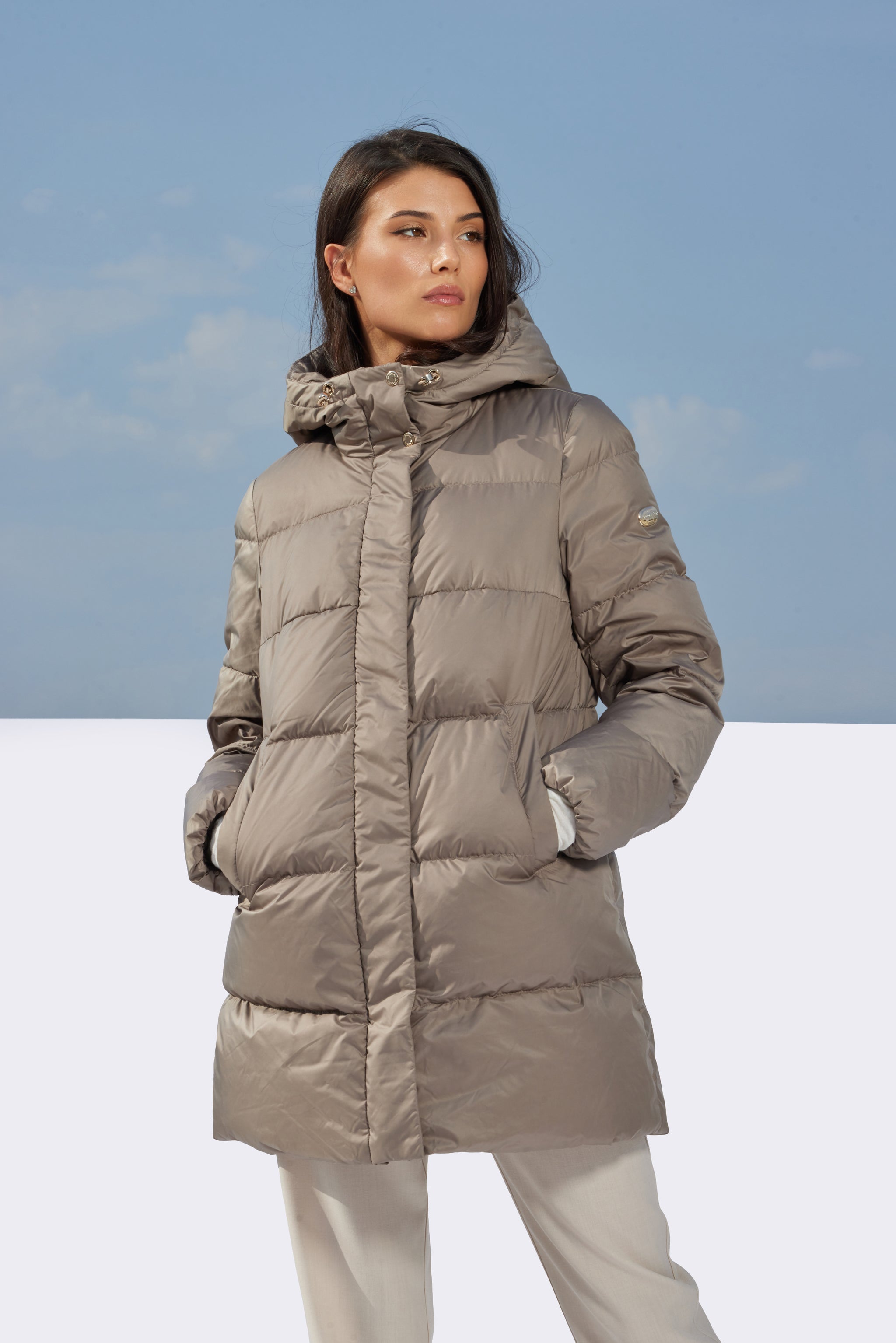 Geacă de damă ASSA dark beige