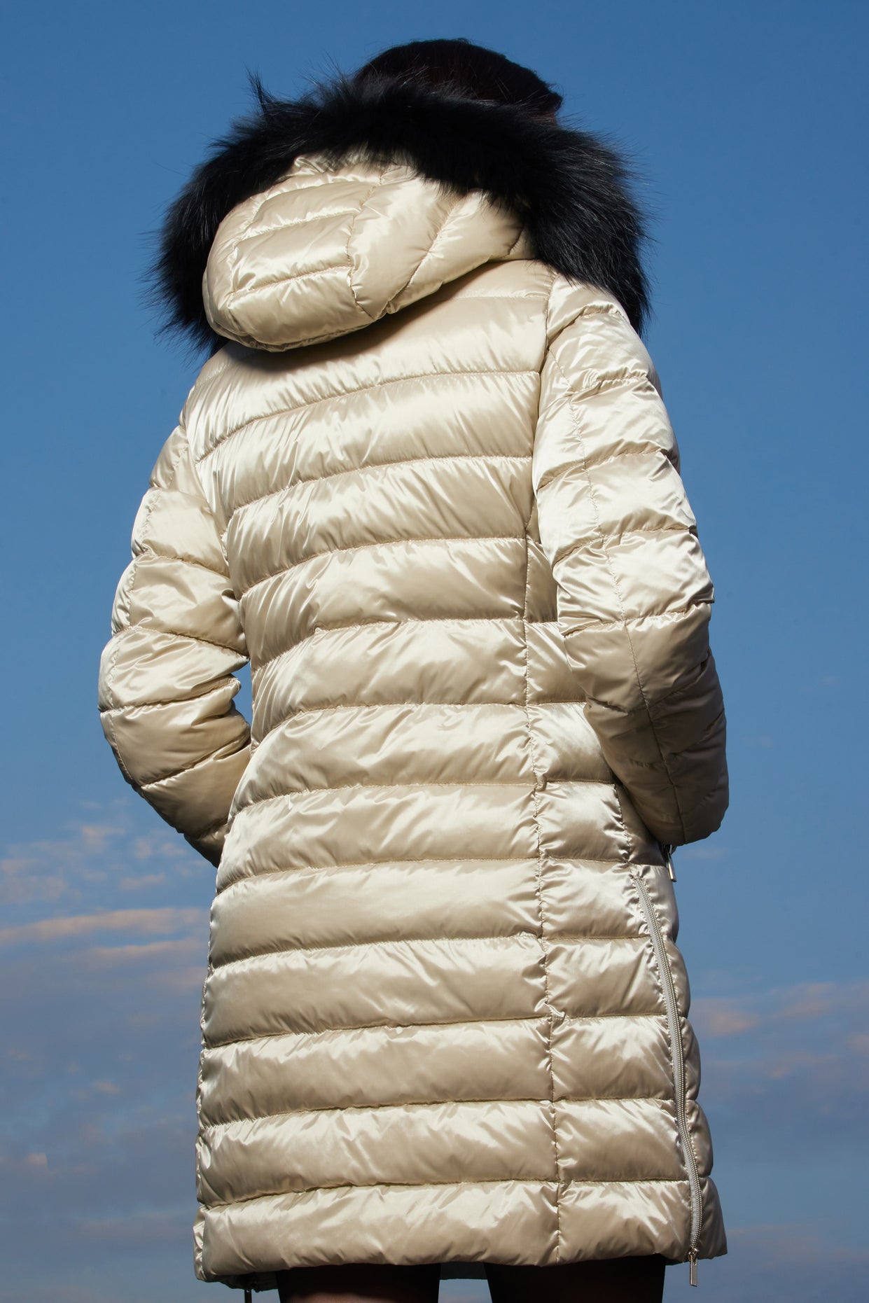 Women's coat NILDA stucco