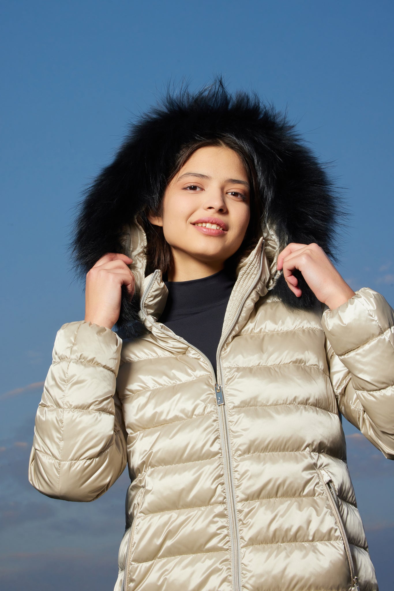 Women's coat NILDA stucco