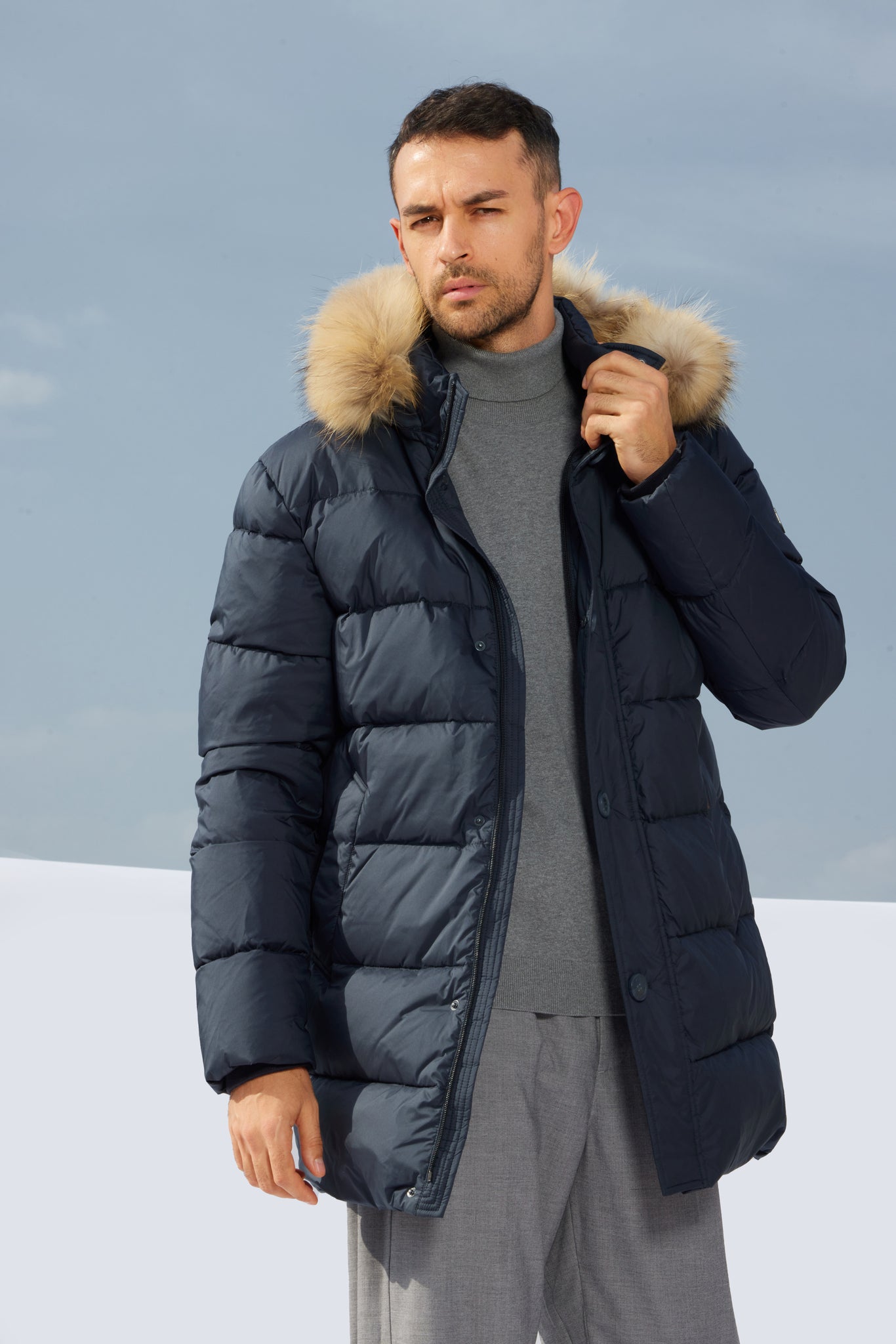 Geaca pentru barbati IGO dark navy