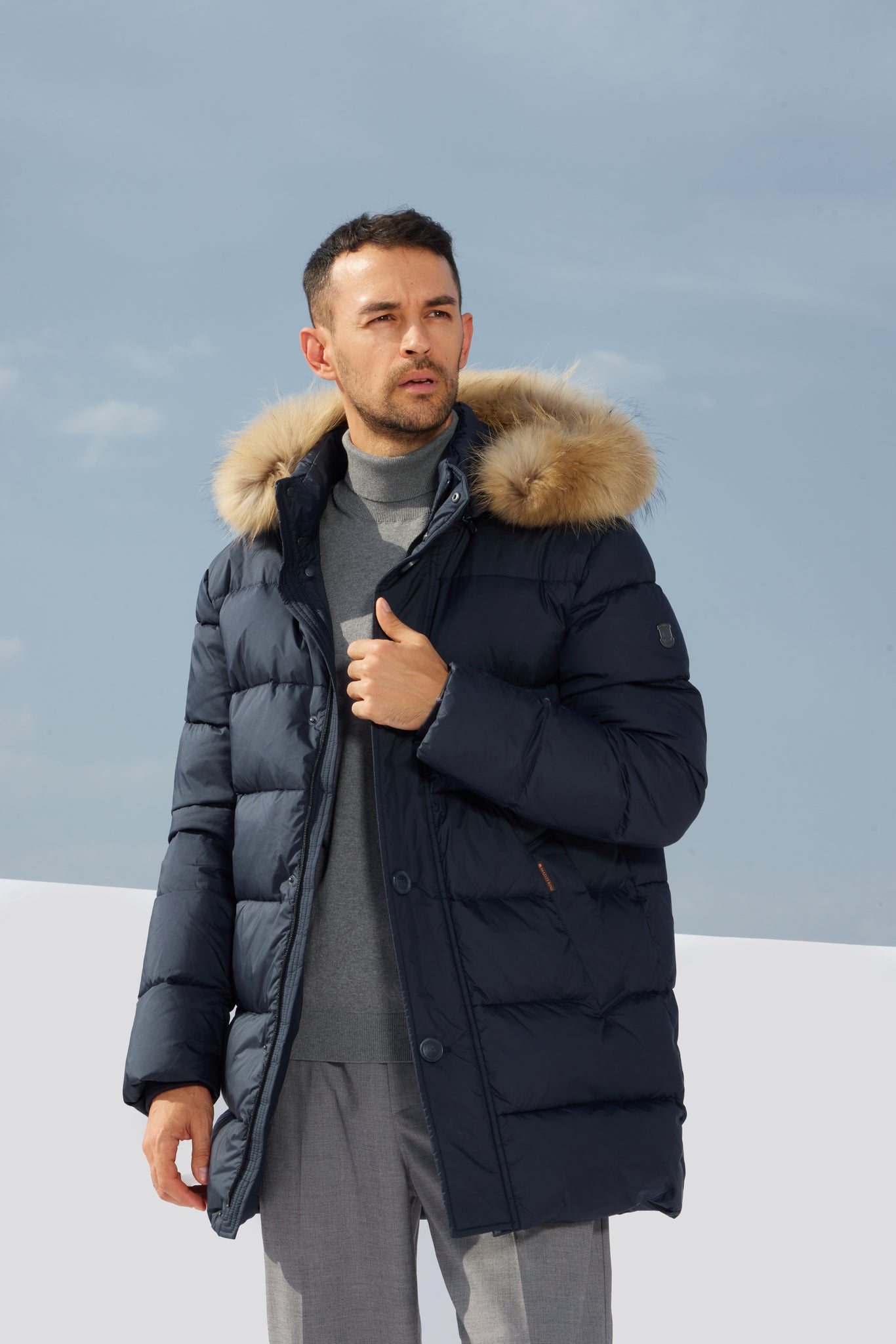 Geaca pentru barbati IGO dark navy