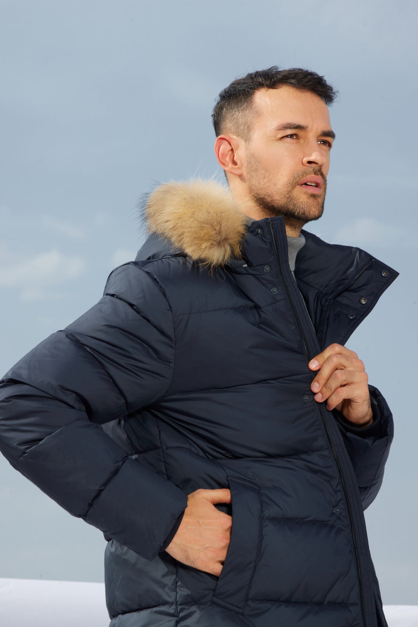 Geaca pentru barbati IGO dark navy