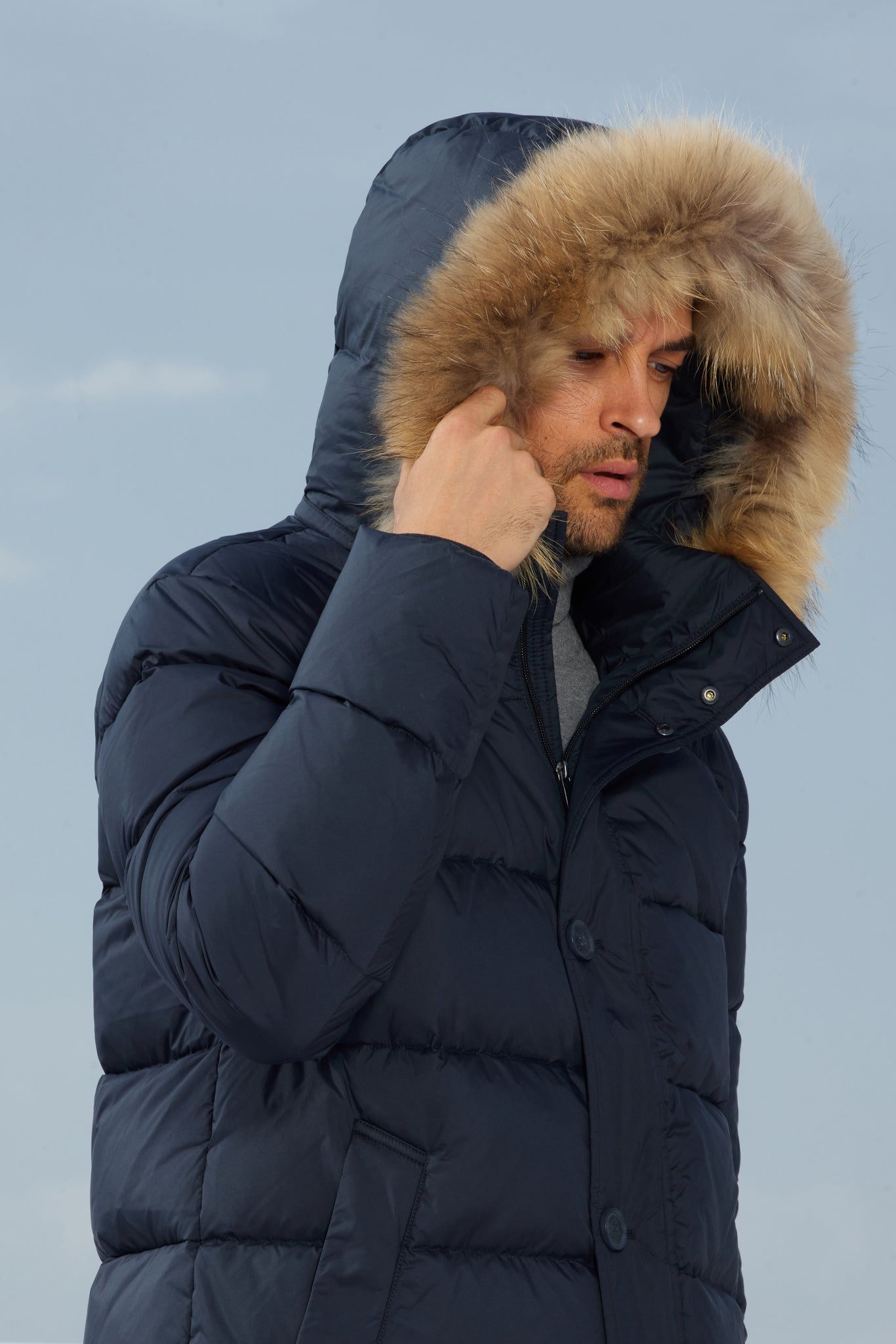 Geaca pentru barbati IGO dark navy