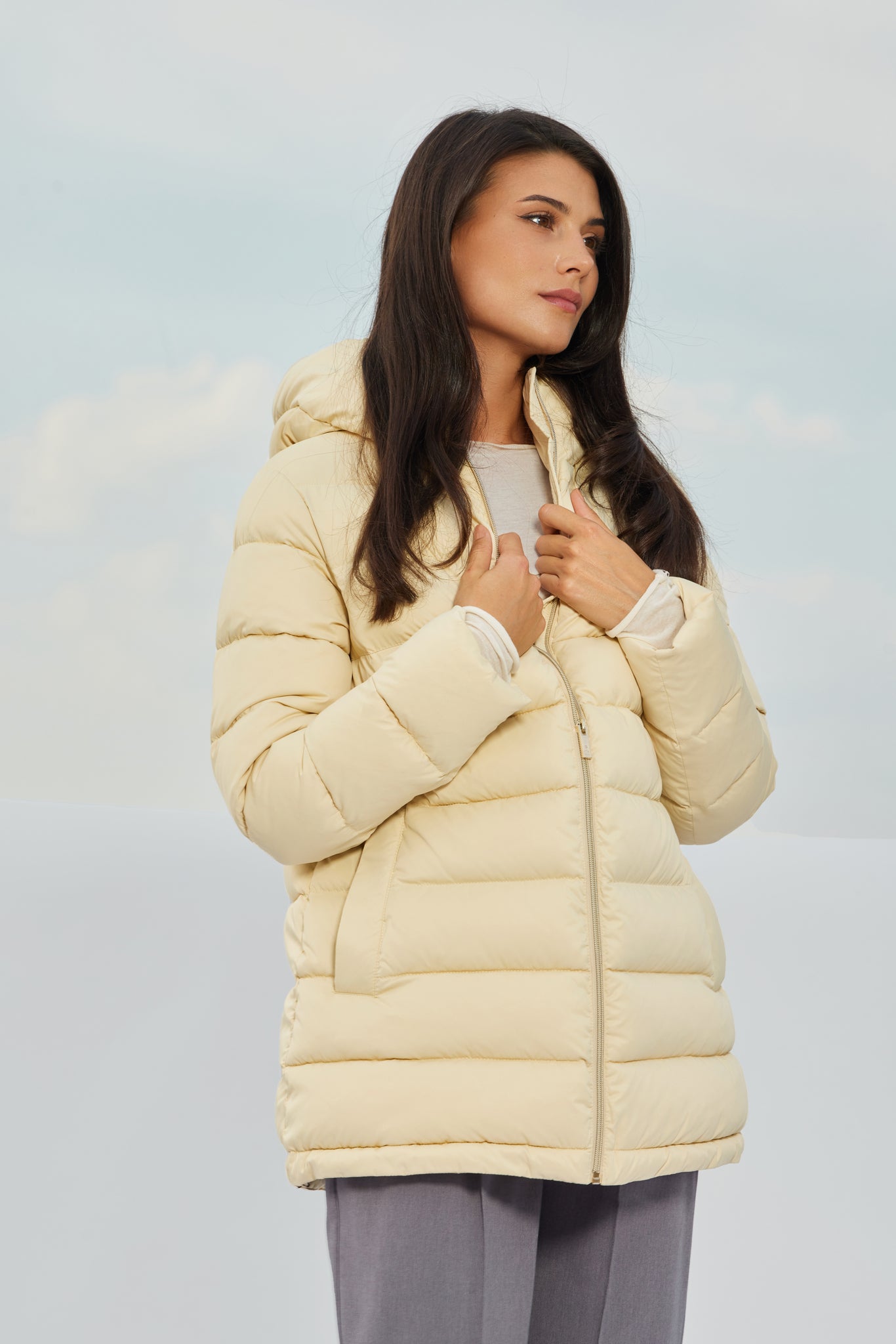 Geacă de Damă UNA bleached sand