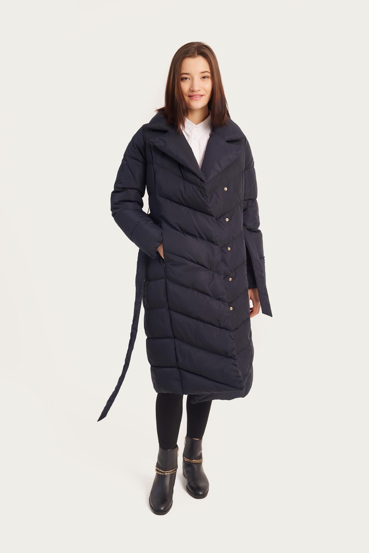 Palton de damă SONATA dark navy