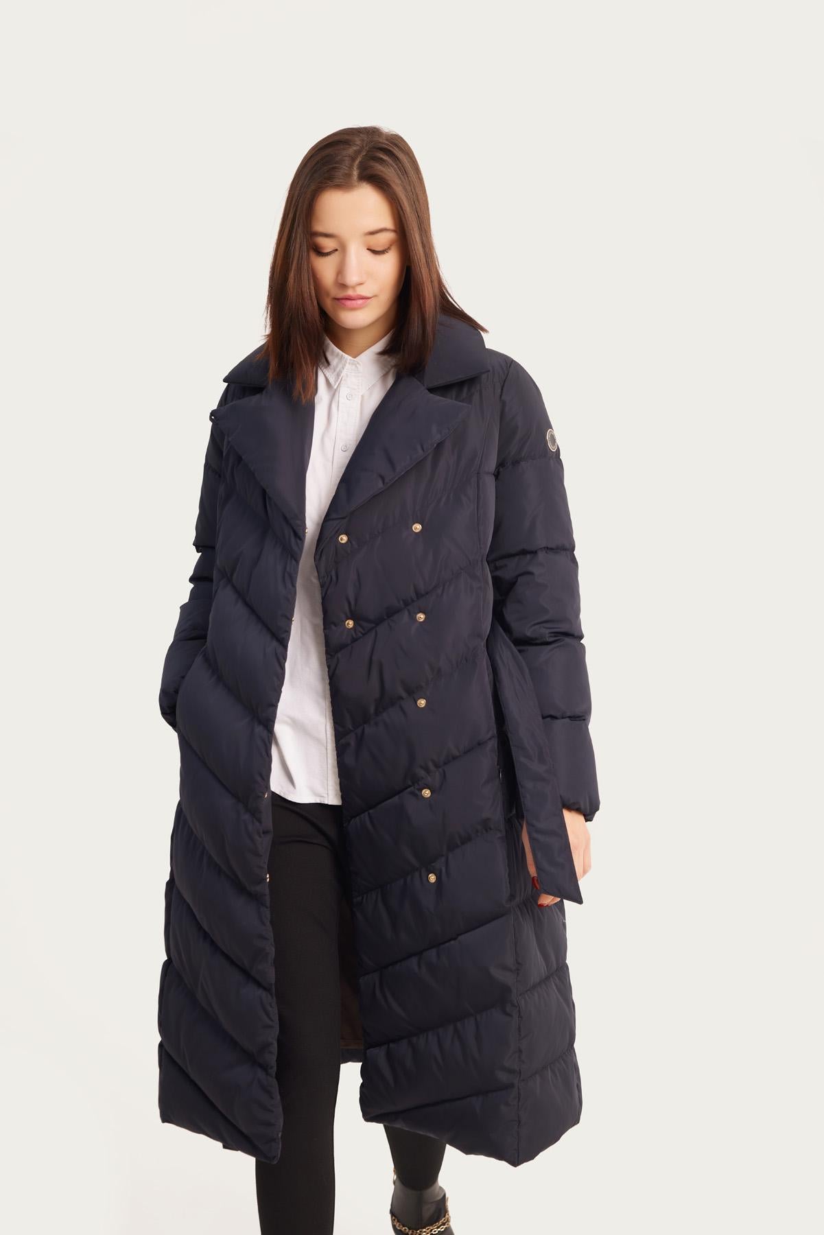 Palton de damă SONATA dark navy