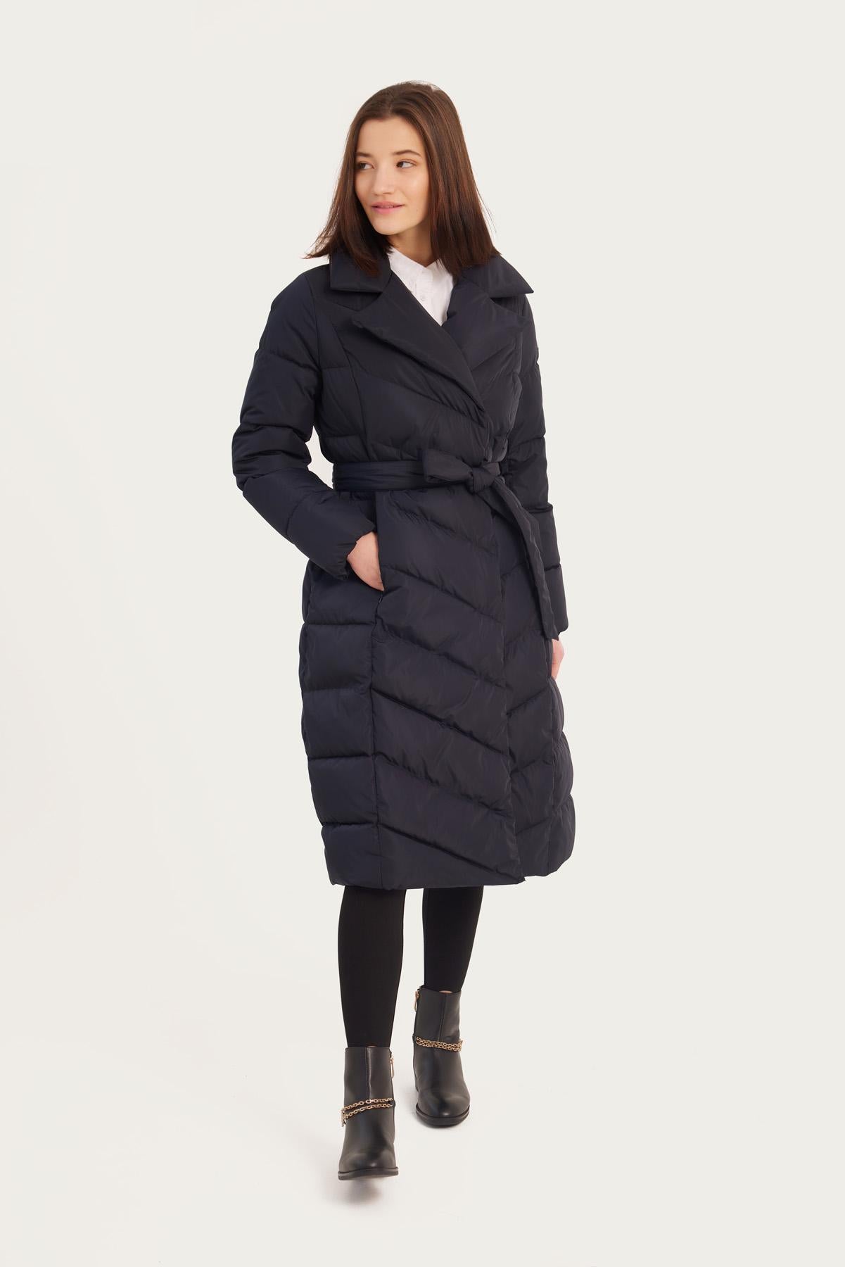 Palton de damă SONATA dark navy