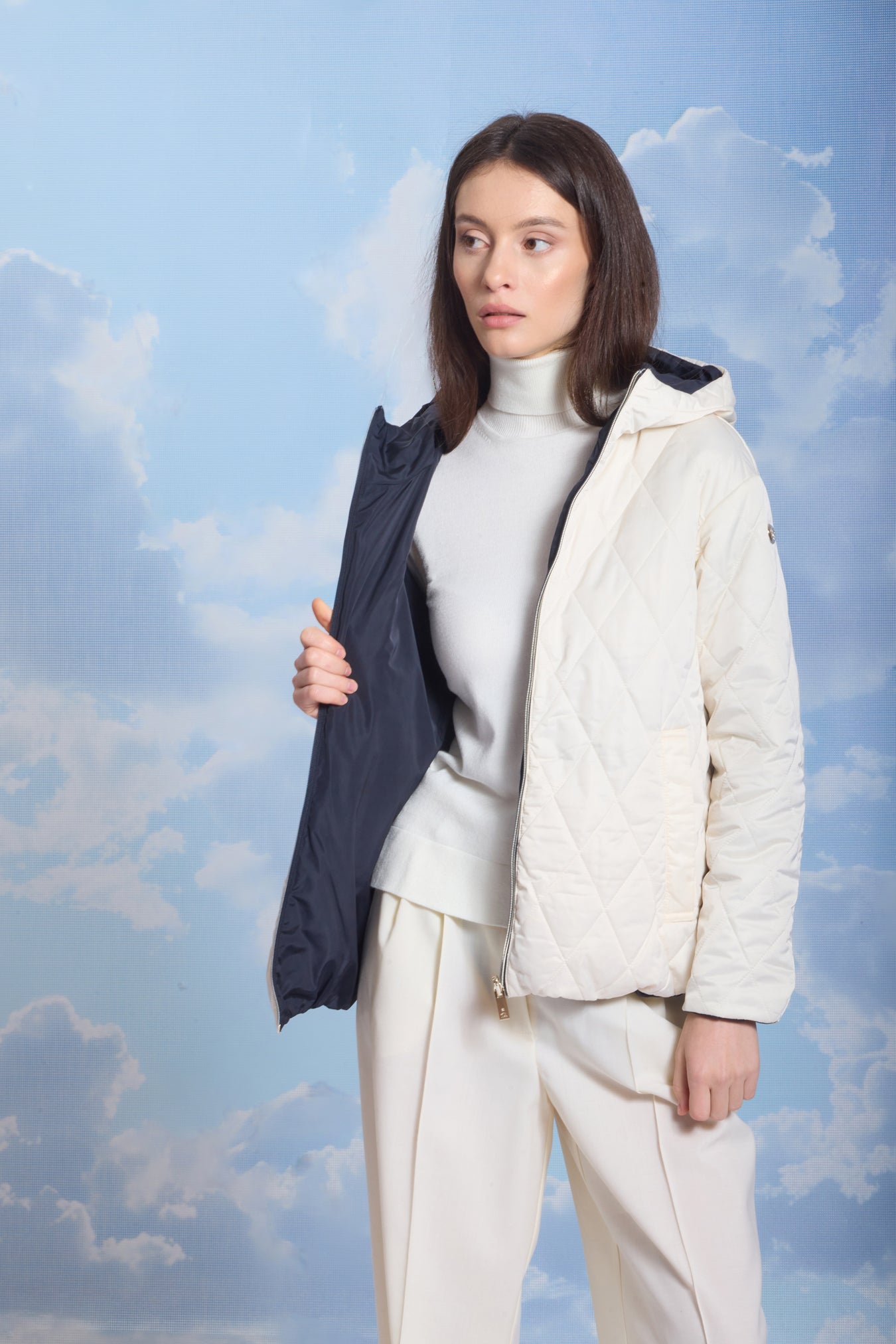 Geacă de damă LERA navy/reverse dew