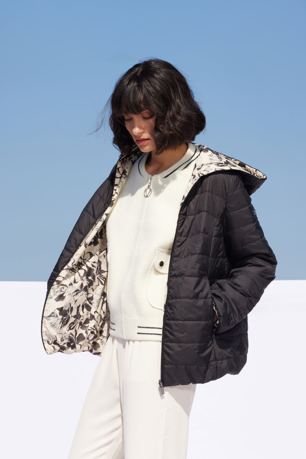 Geacă damă OBI – black / reverse print