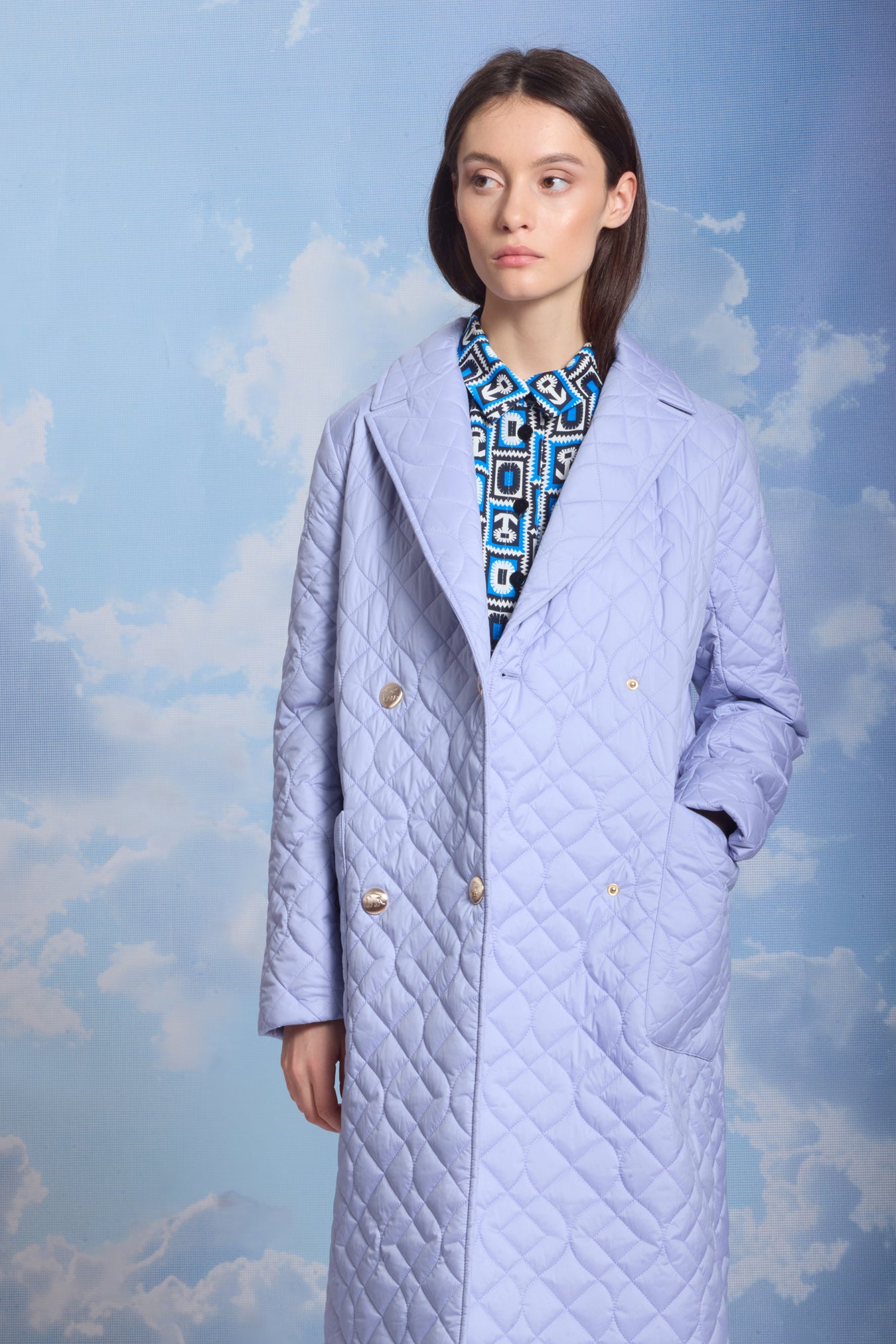 Palton de dame BLUE aleutian