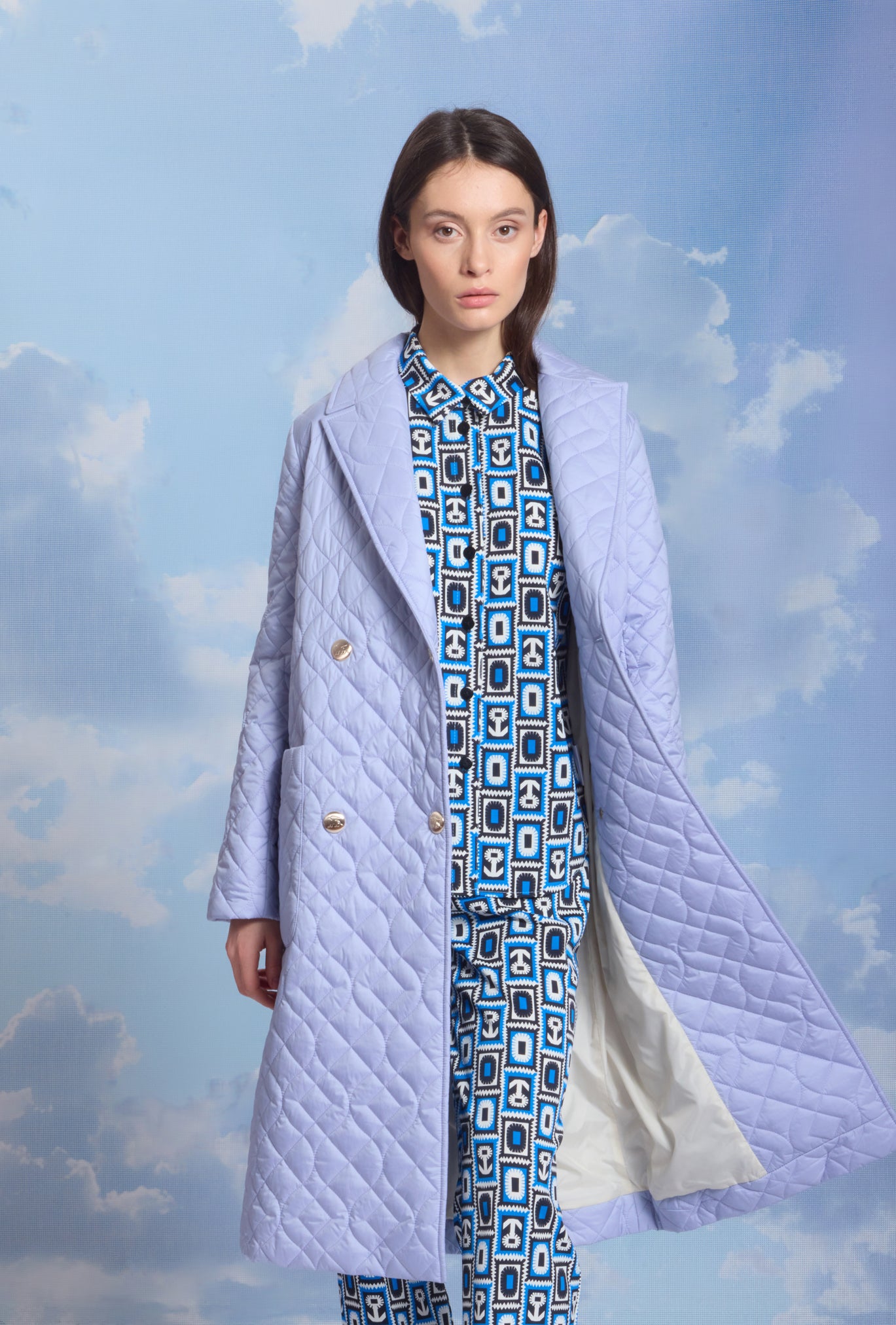 Palton de dame BLUE aleutian