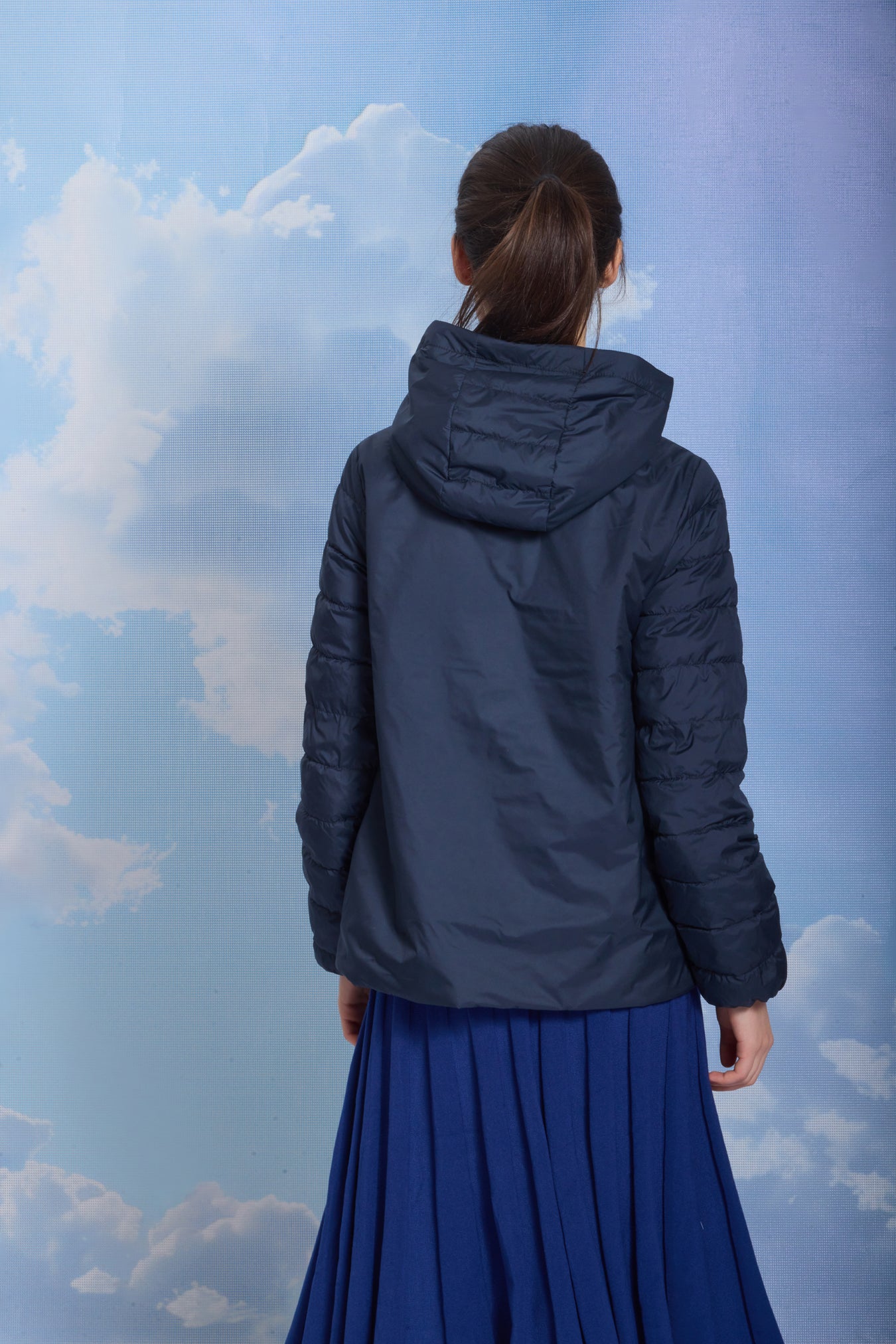 Geaca de dame AKVA dark navy/reverse stucco
