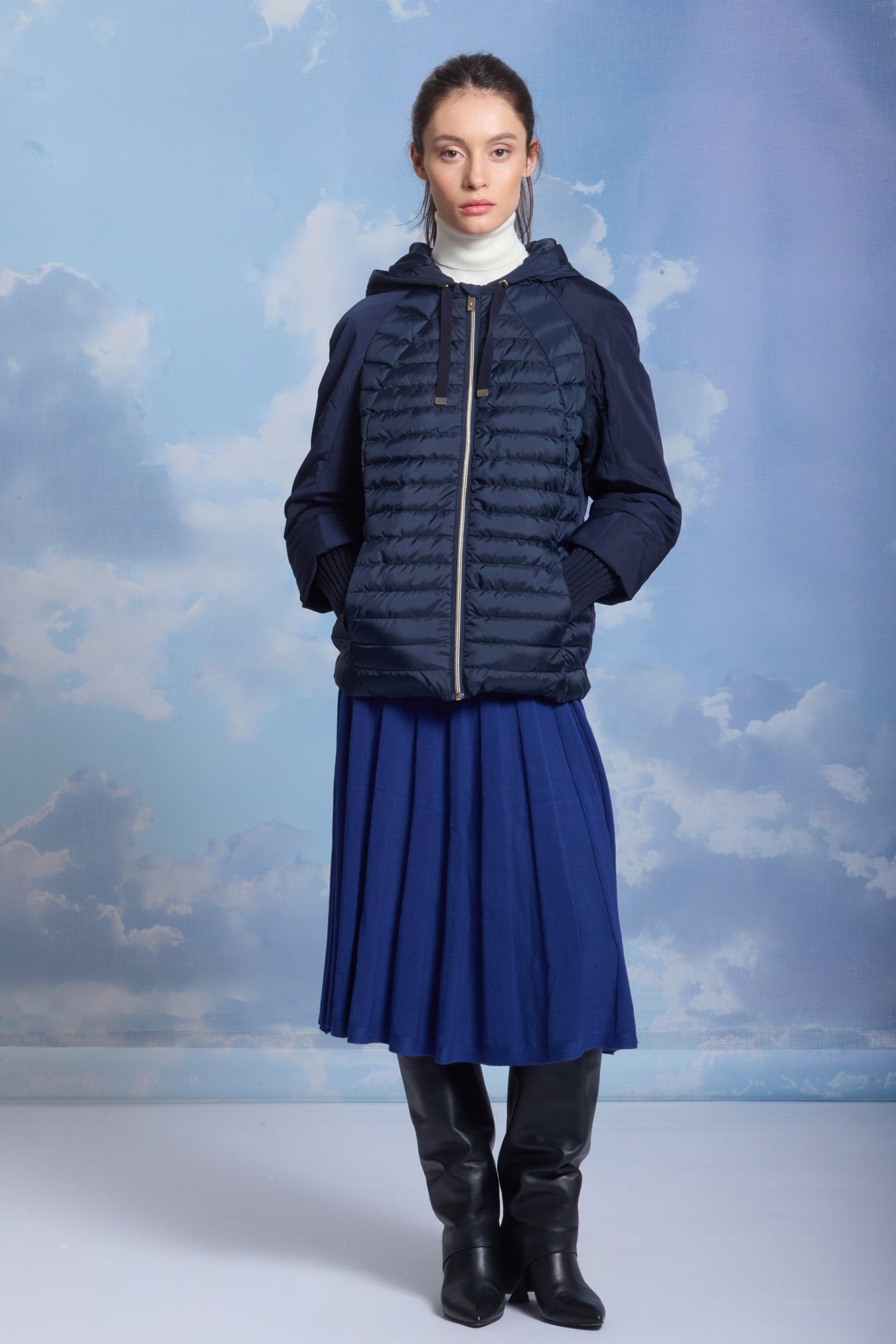 Geacă de damă MANGO navy