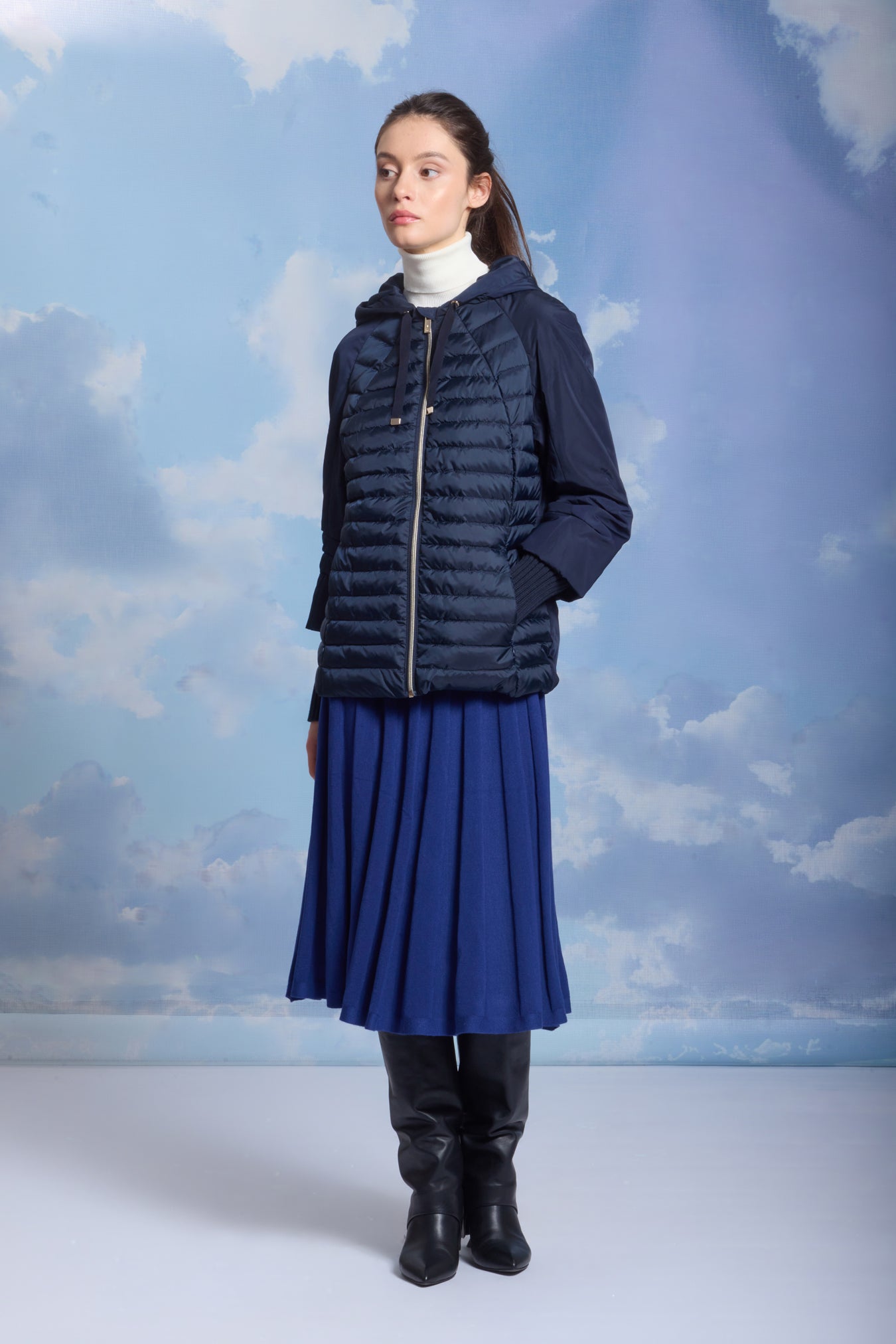 Geacă de damă MANGO navy