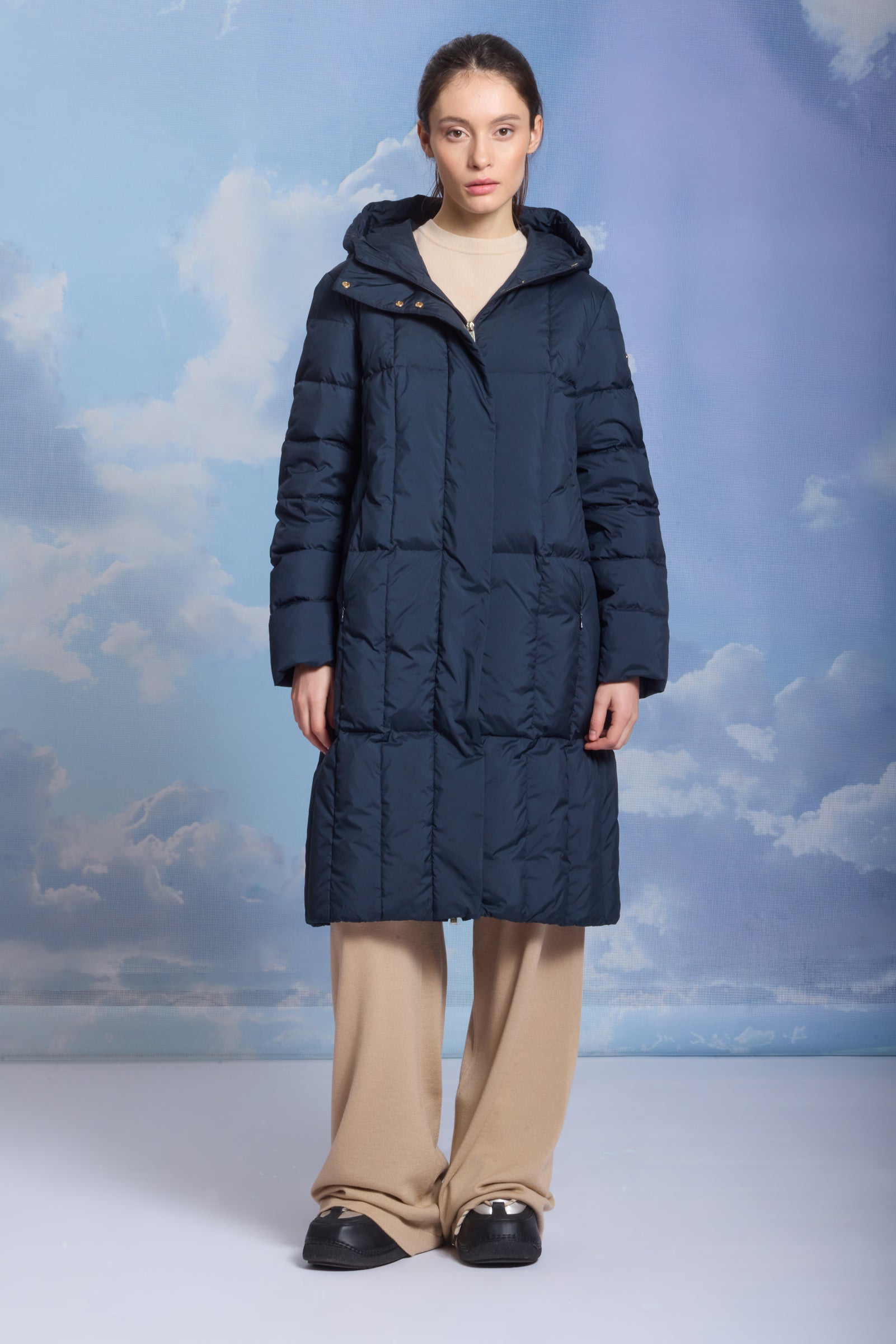 Palton de damă ARPI dark navy