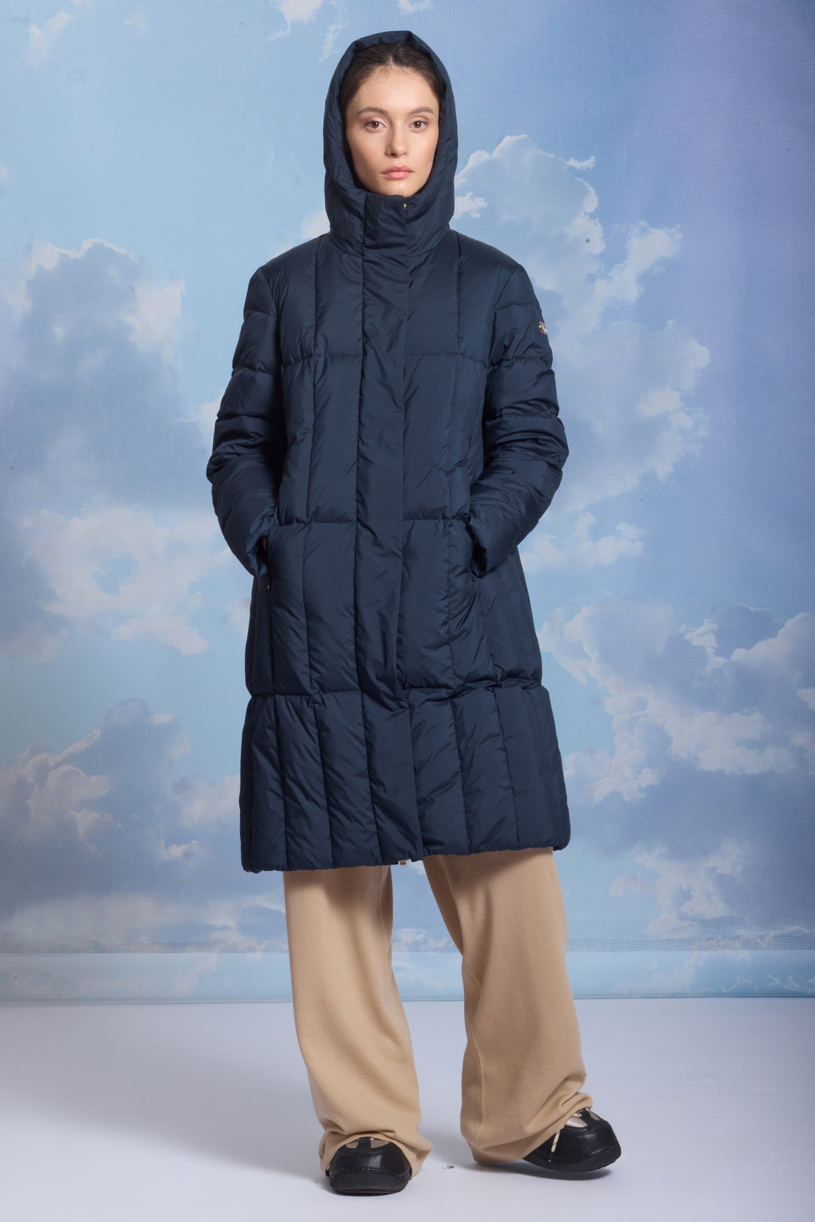 Palton de damă ARPI dark navy