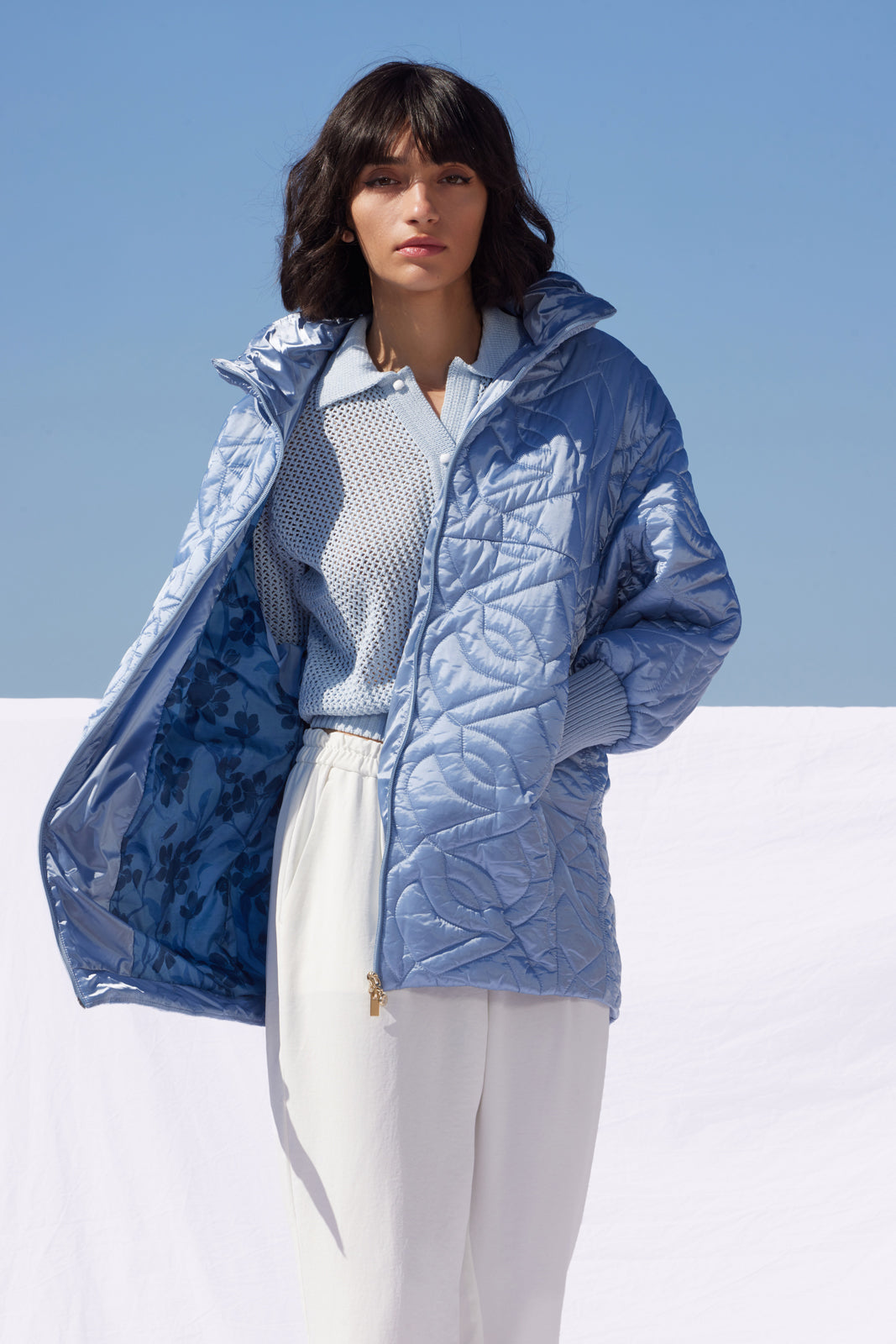 Geaca damă KIASANA, Dusty Blue