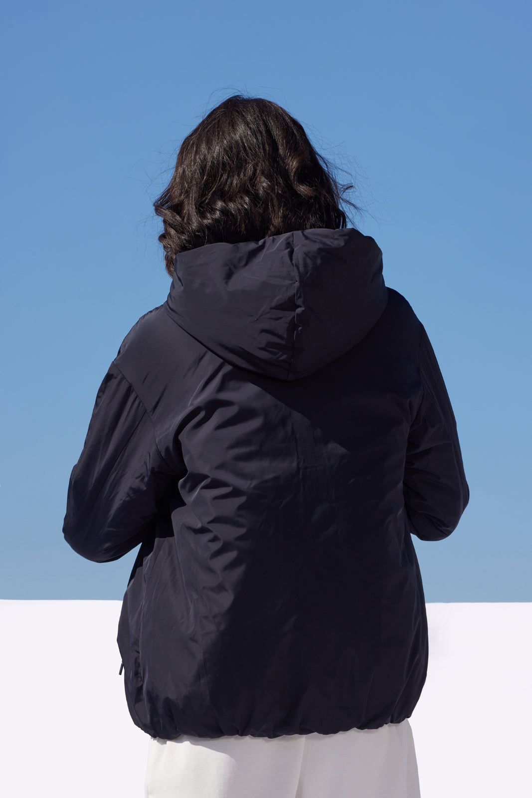 Geacă damă reversibilă LERA, Dark Navy / reverse Dusty Blue