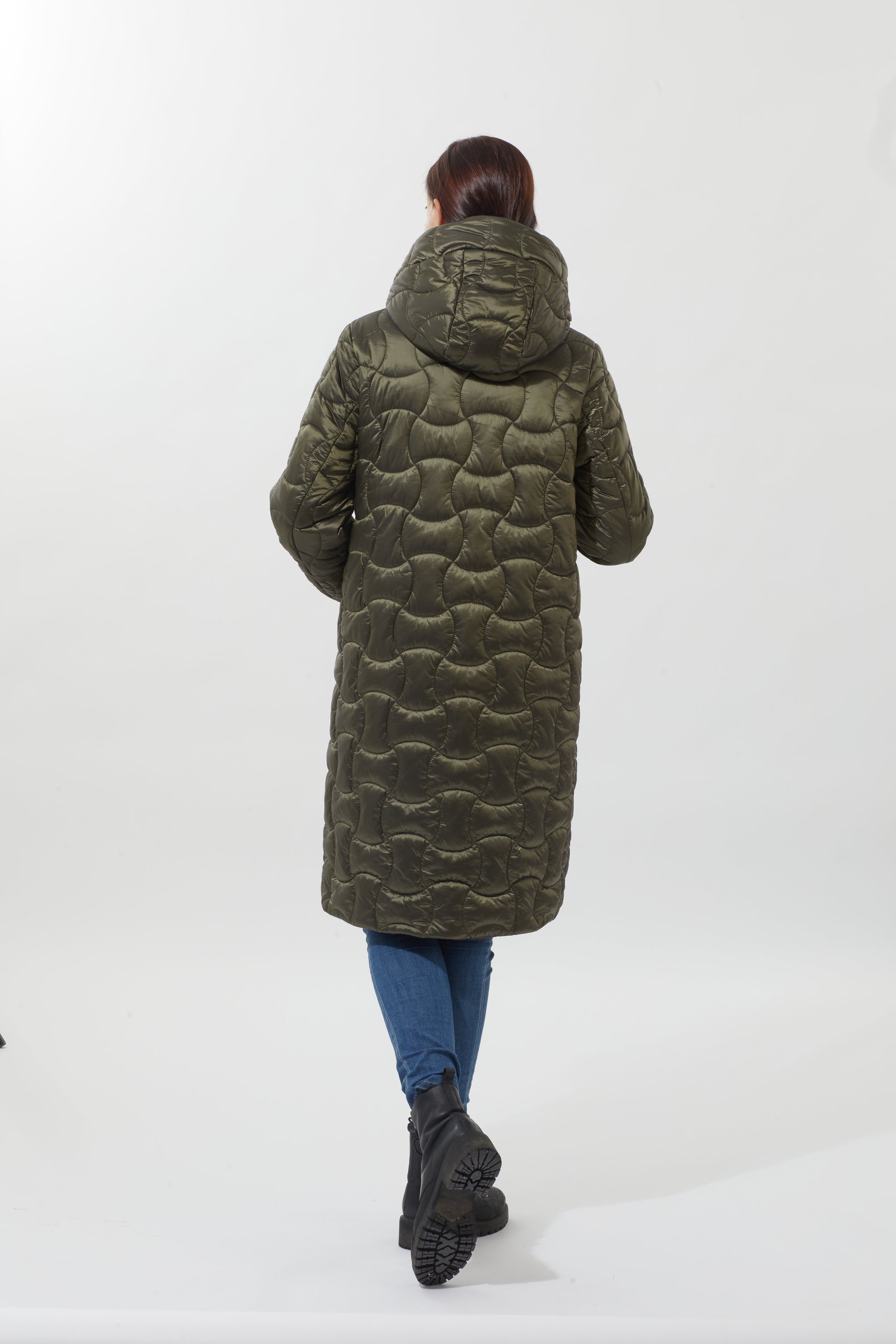 Palton de damă TRISY green tea