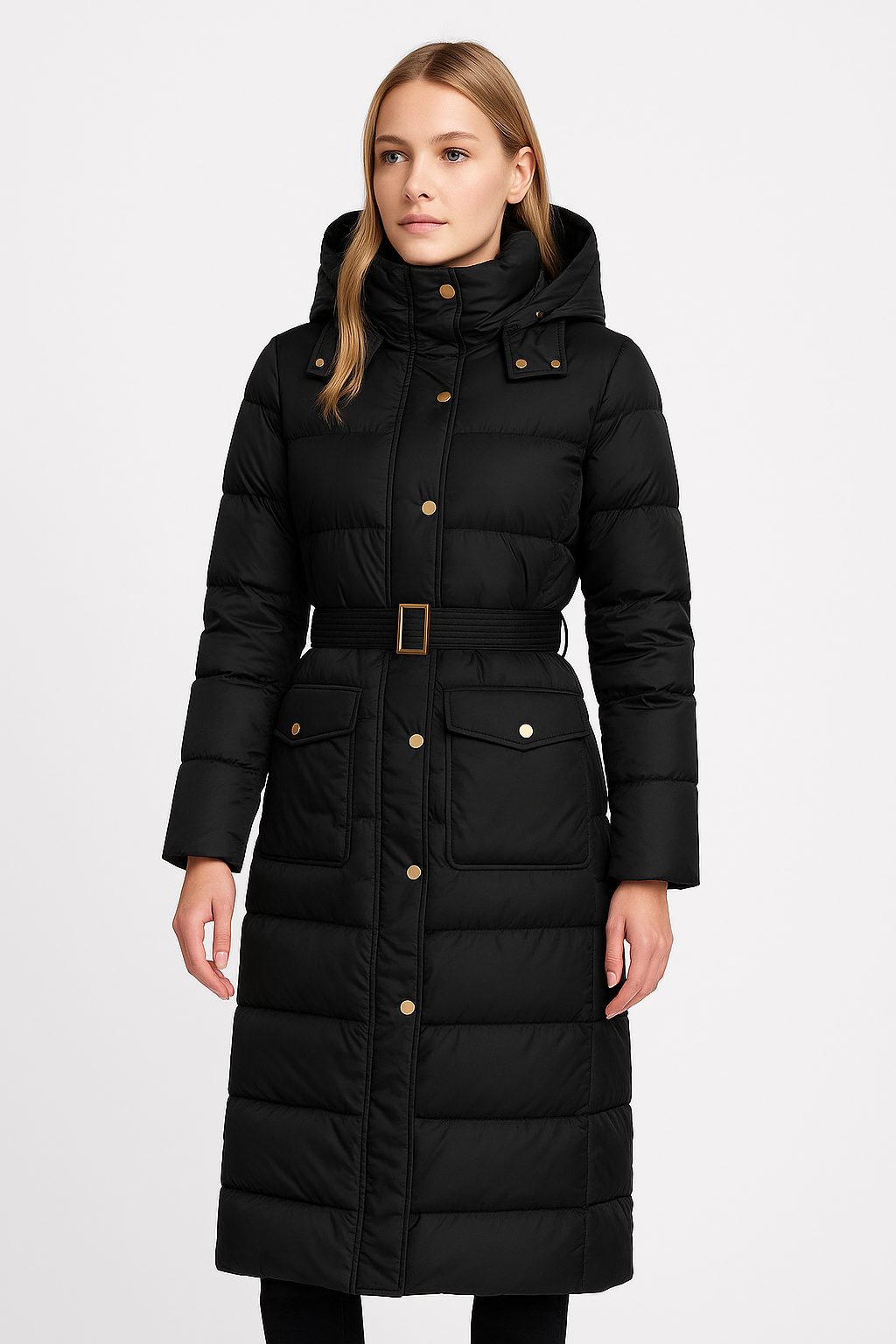 Palton matlasat negru - LIU JO