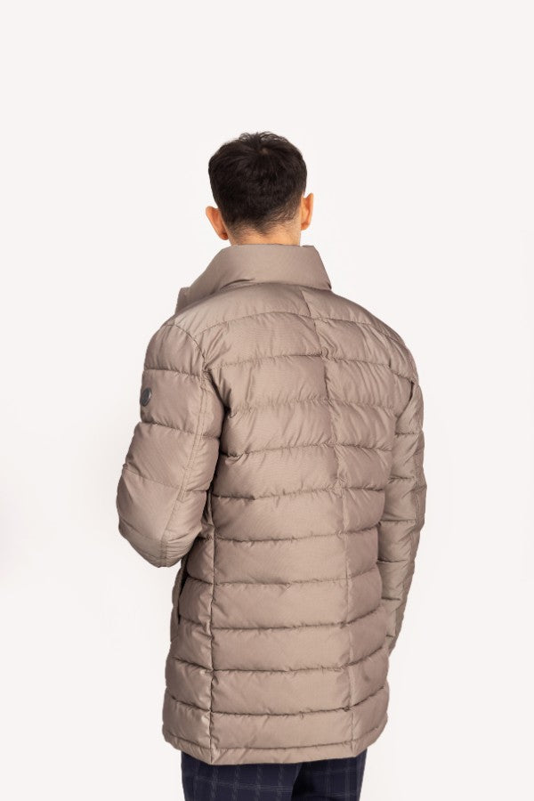 Geacă Matlasată pentru Bărbați LUI Beige