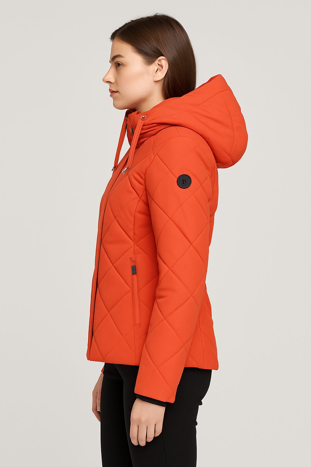 Geacă matlasata orange LUTHA