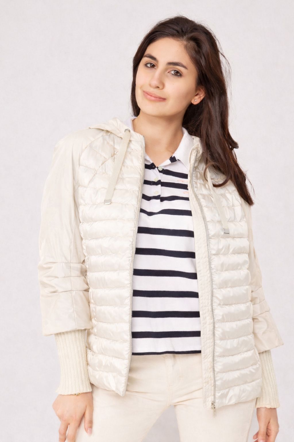 Geacă damă MANGO, pearl