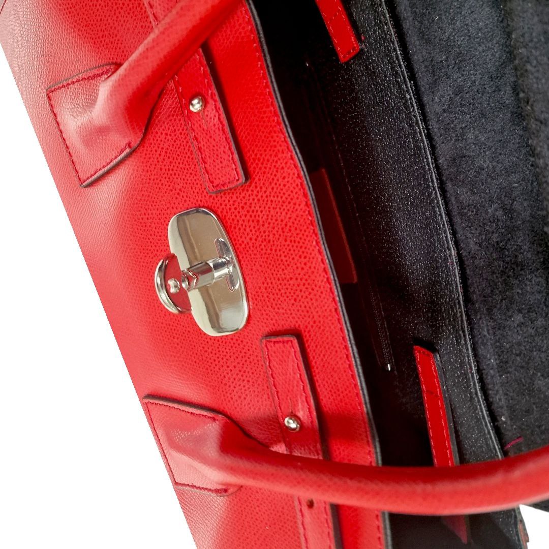 Geantă damă din piele naturală Parma Red Big Tote – Roșu | Made in Italy