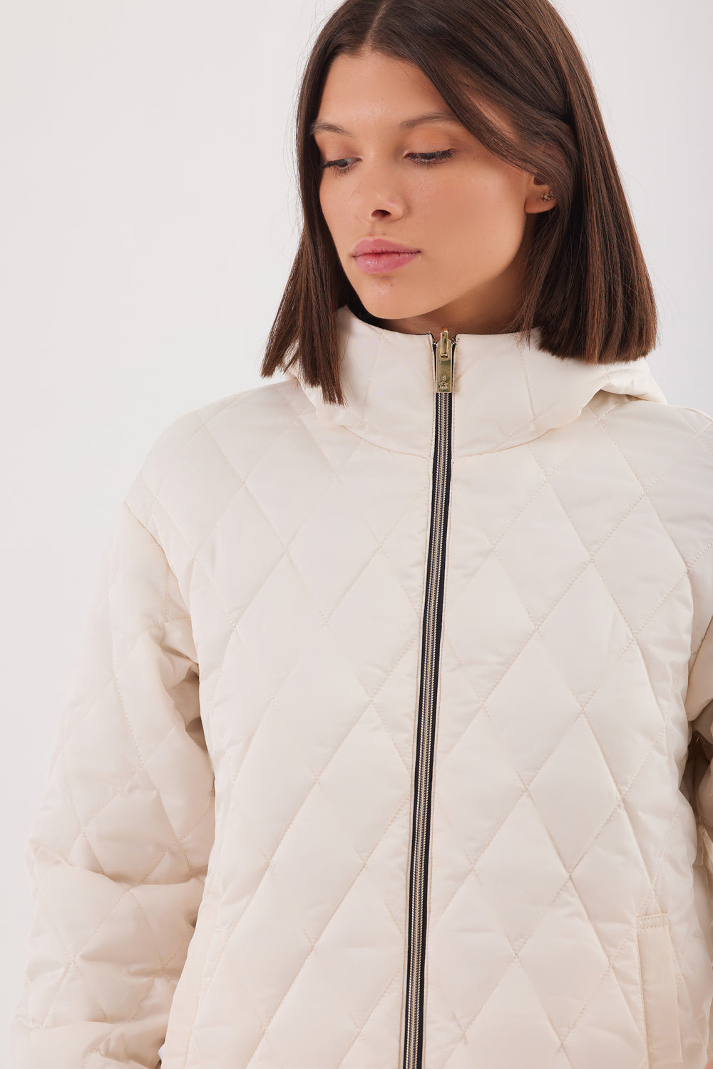 Geacă reversibila damă LERA, black / reverse beige