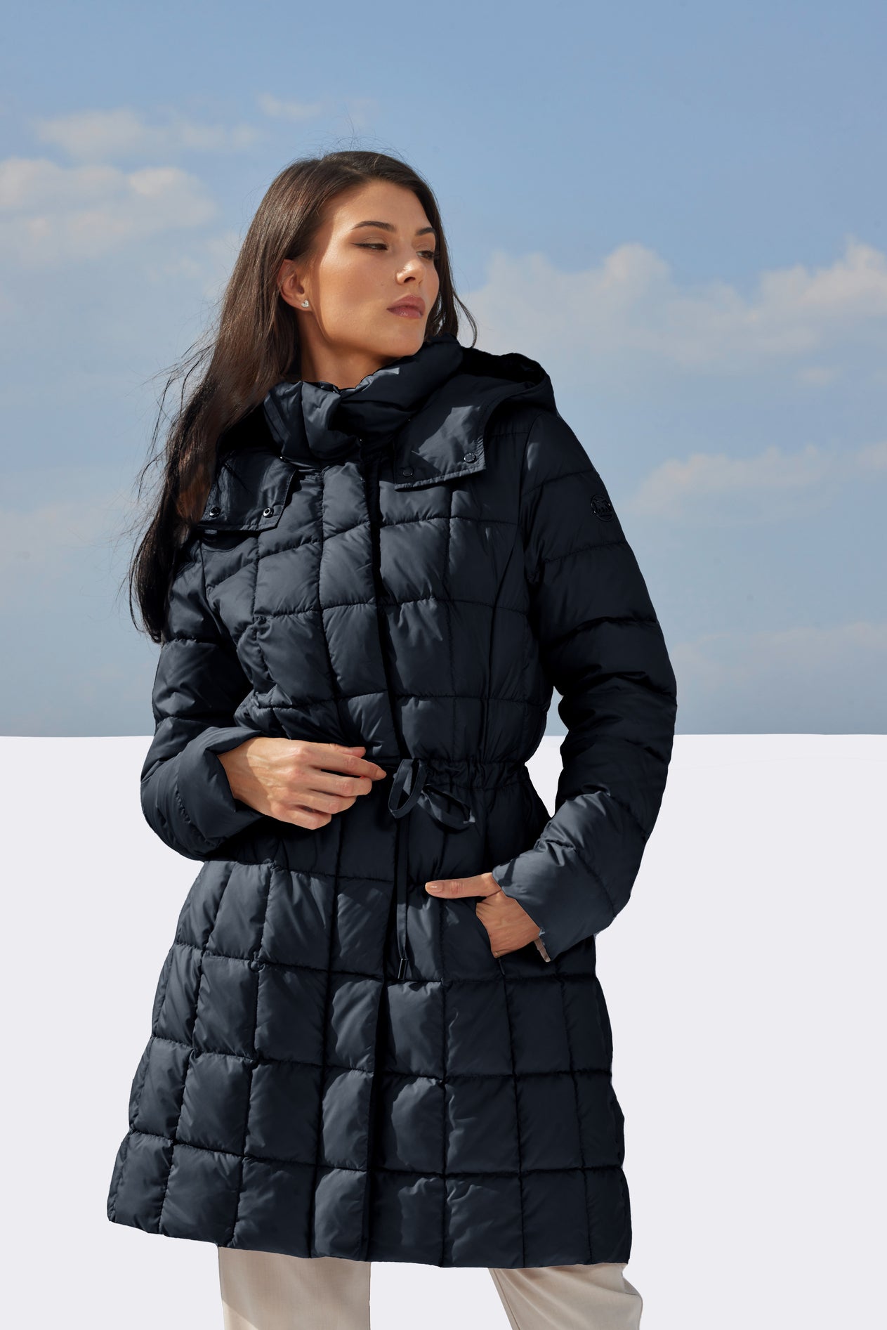Palton de damă CARLITTA navy