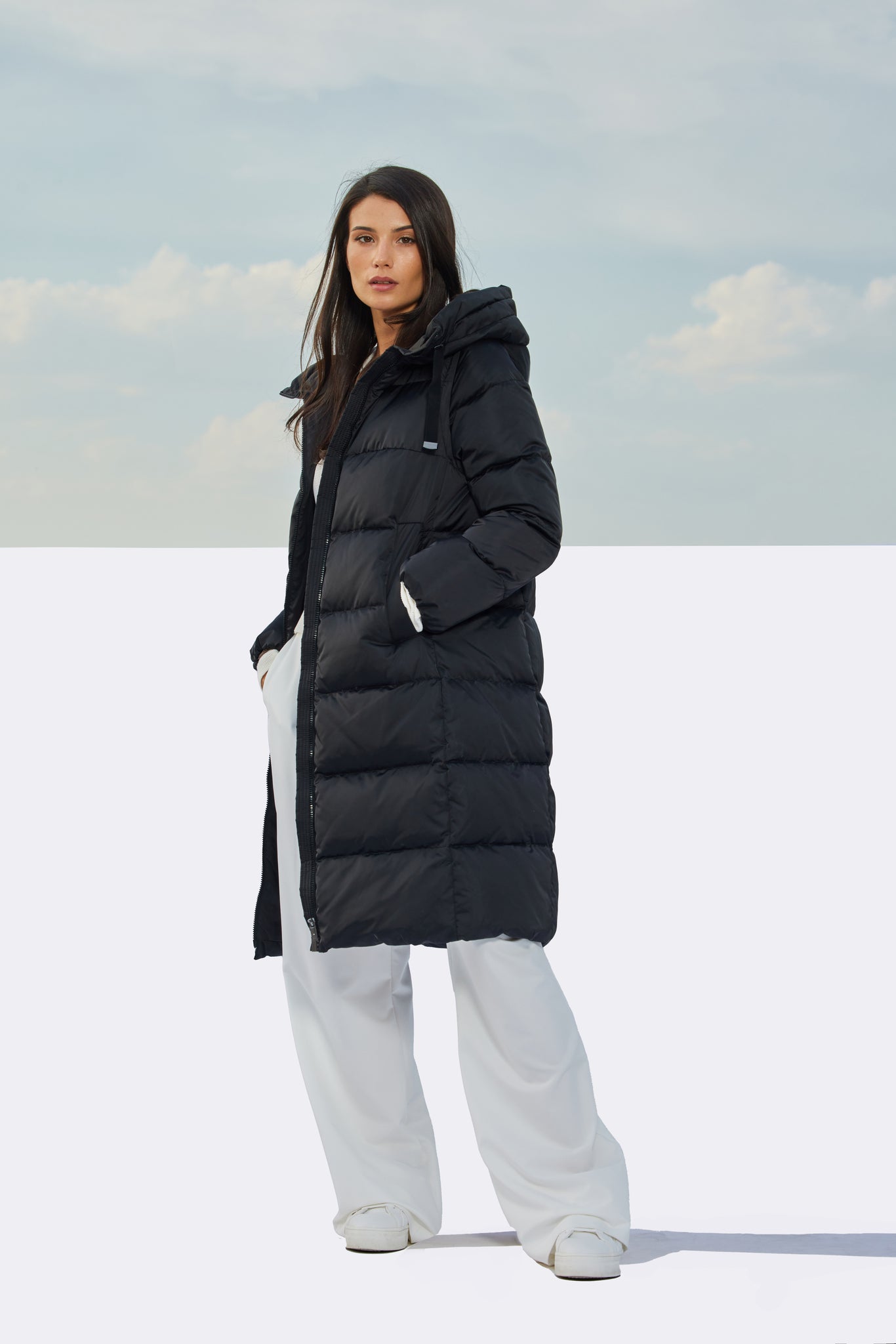 Palton de dama AFINA black