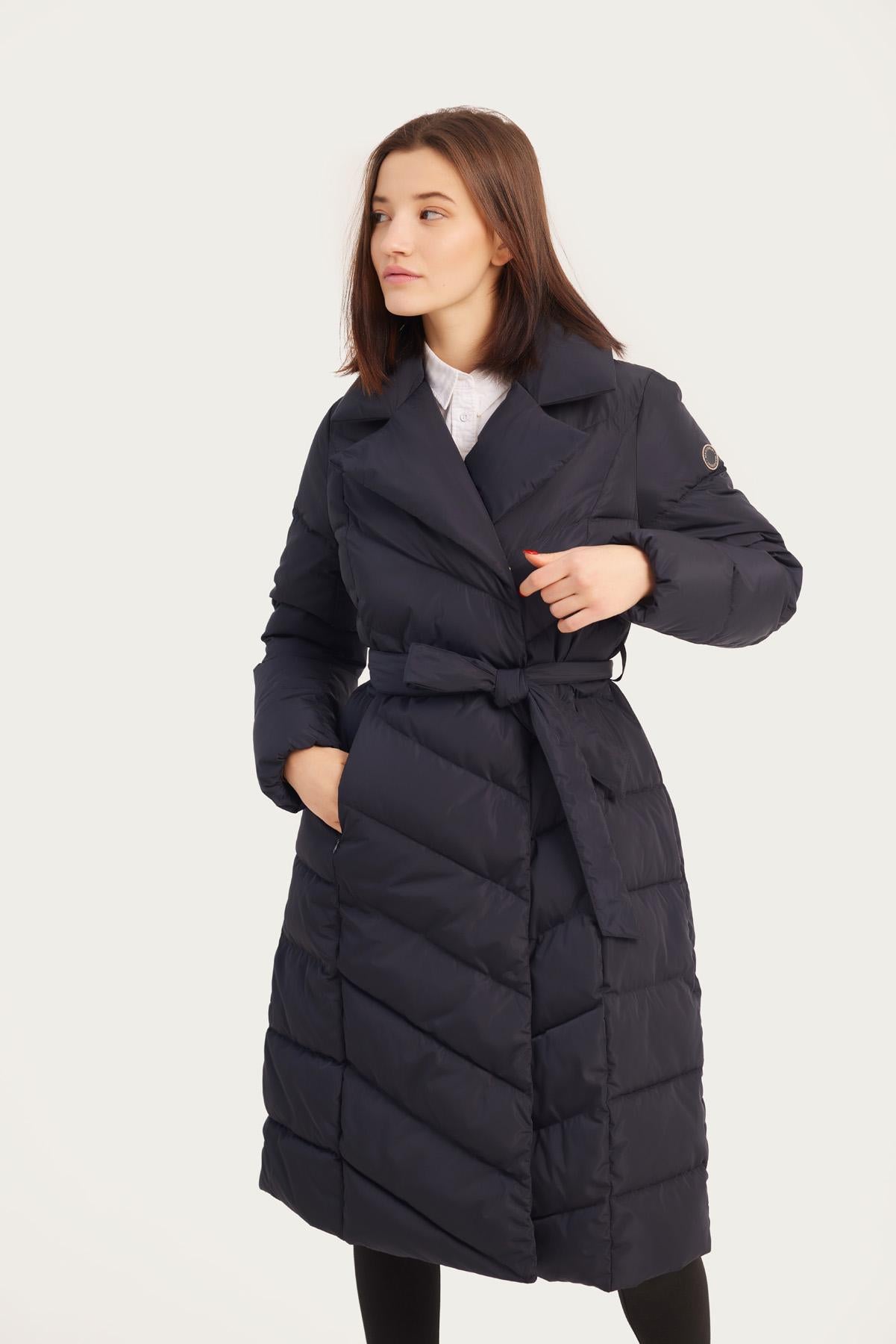Palton de damă SONATA dark navy