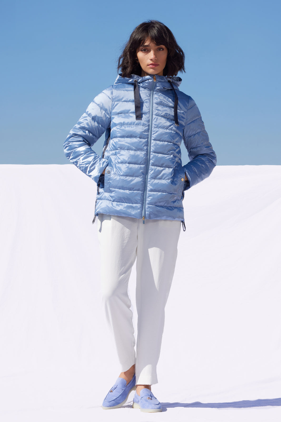 Geacă damă NOVA – dusty blue (light blue)